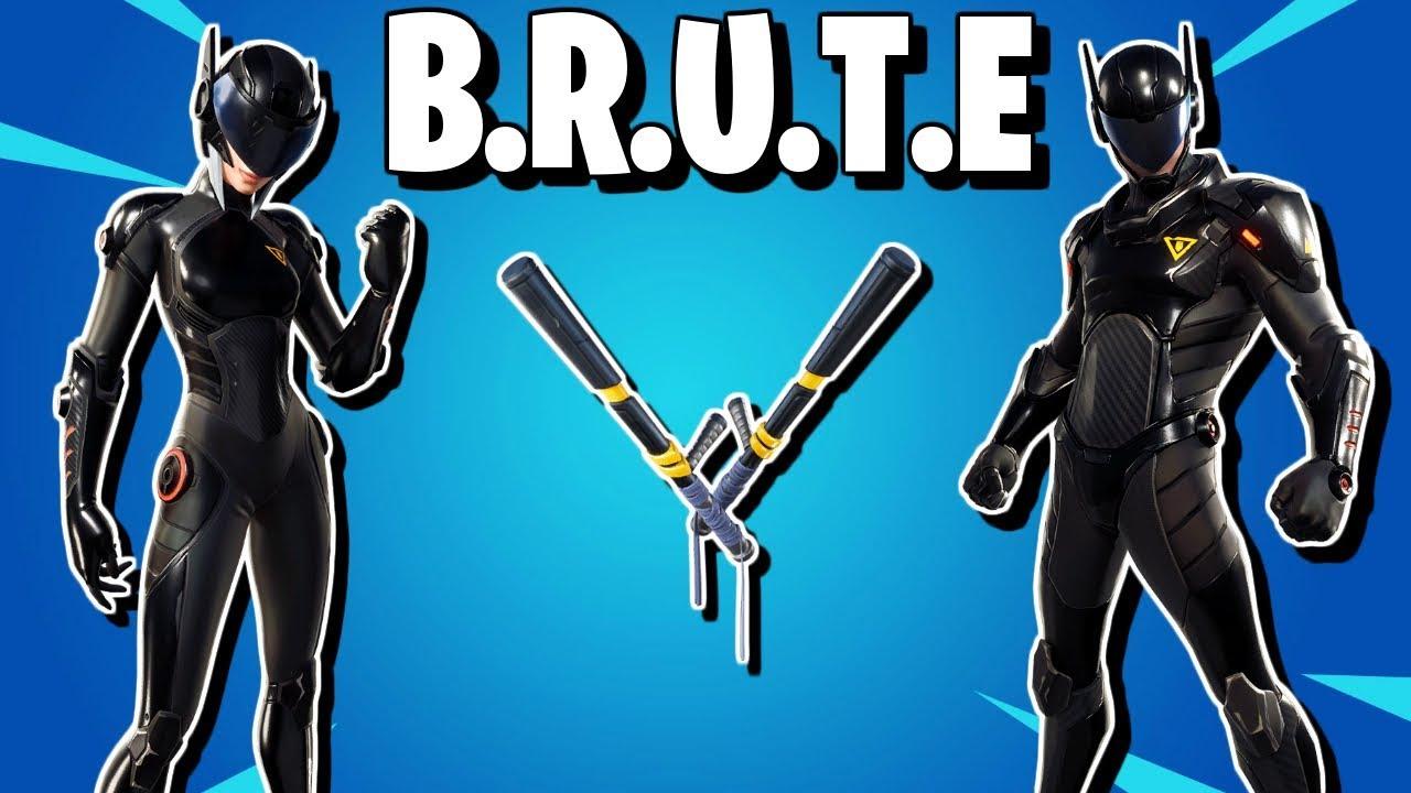 B.R.U.T.E Gunner Fortnite Wallpapers