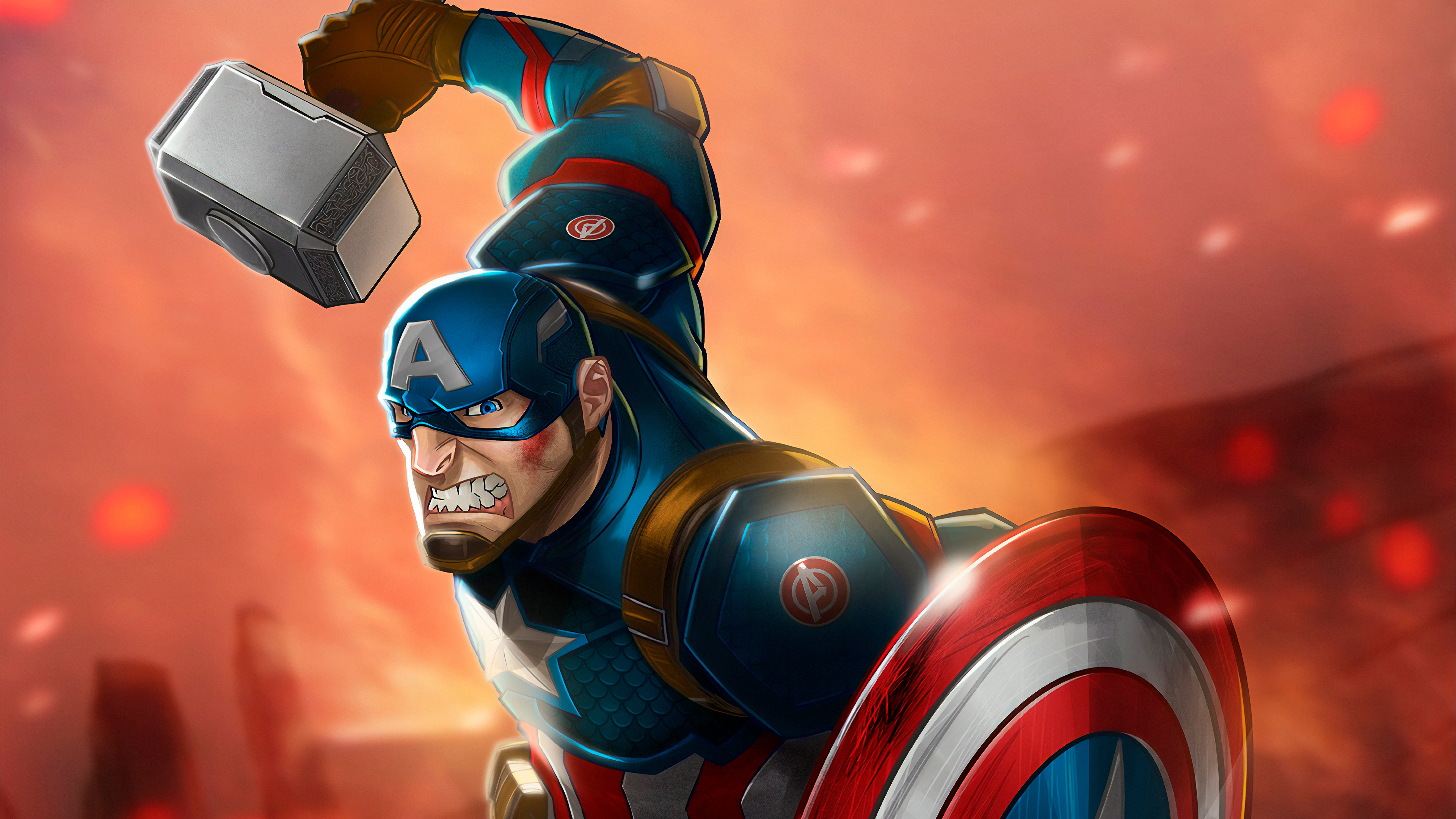 Captain America Fortnite Wallpapers