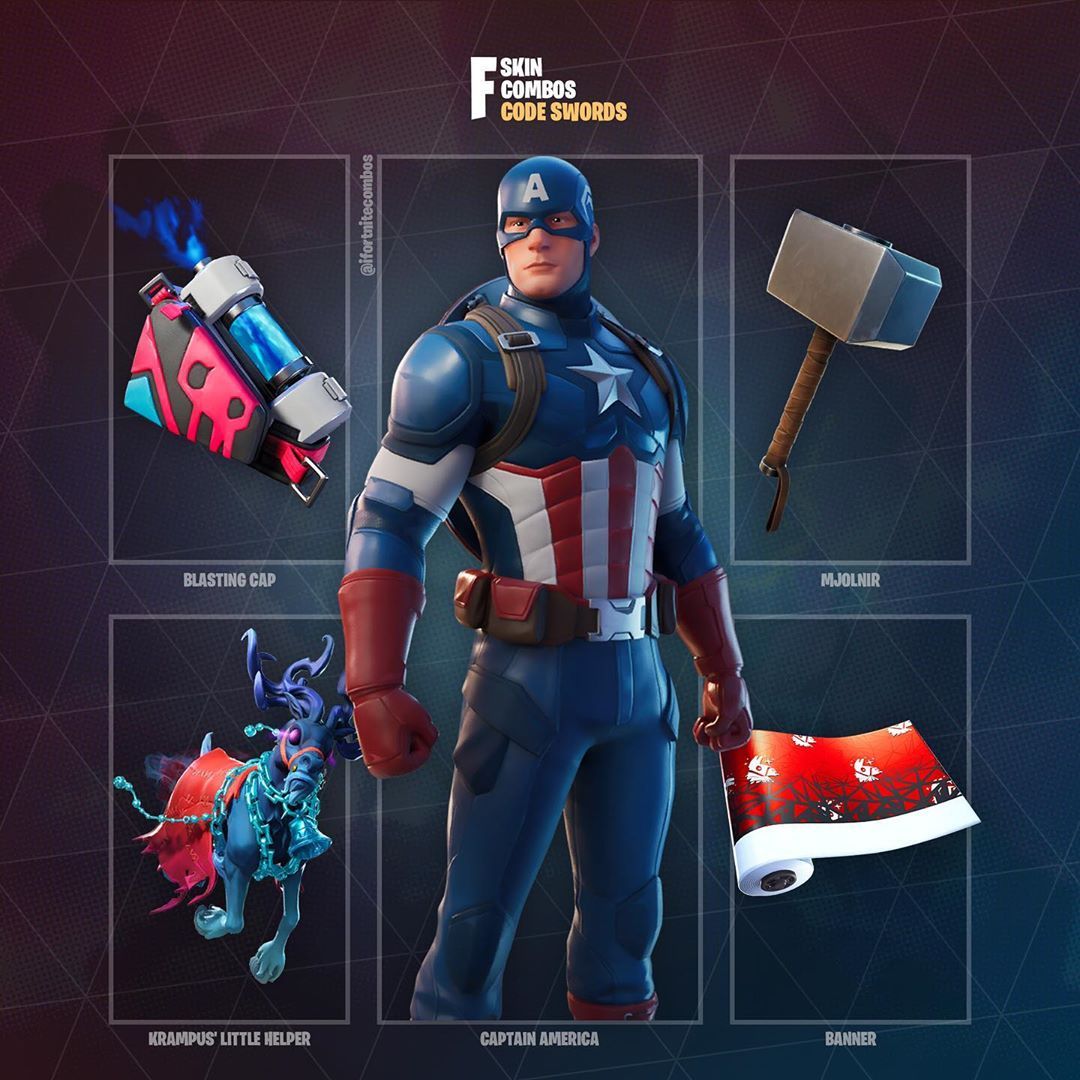 Captain America Fortnite Wallpapers