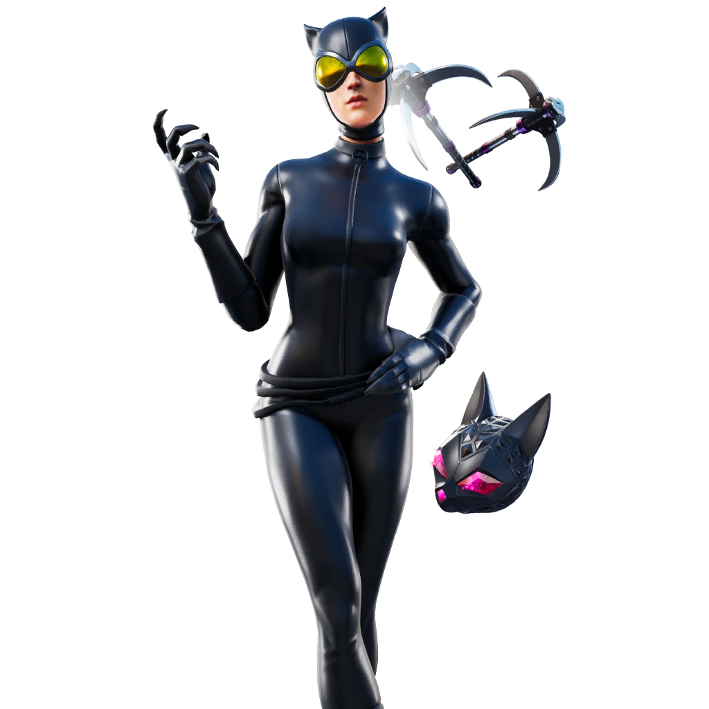 Catwoman Comic Book Outfit Fortnite Wallpapers