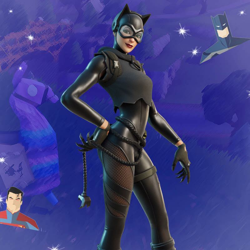 Catwoman Comic Book Outfit Fortnite Wallpapers