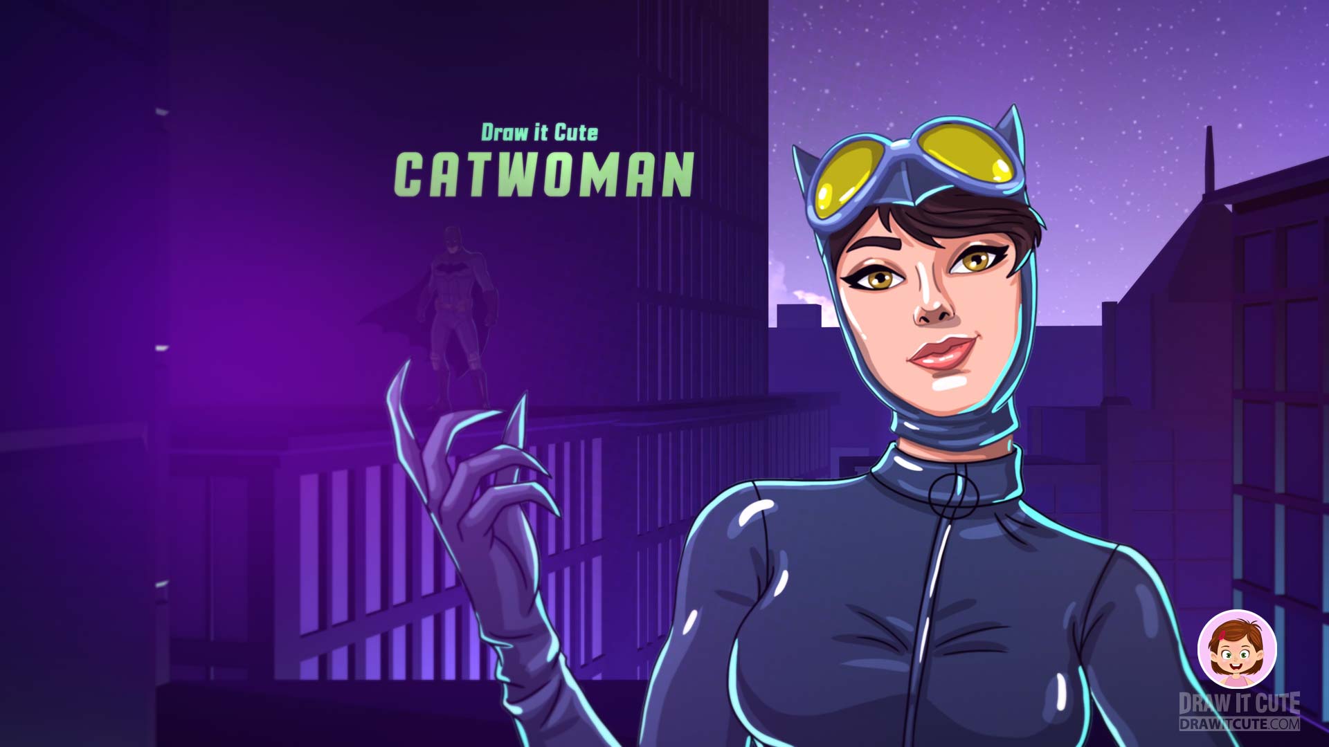 Catwoman Comic Book Outfit Fortnite Wallpapers