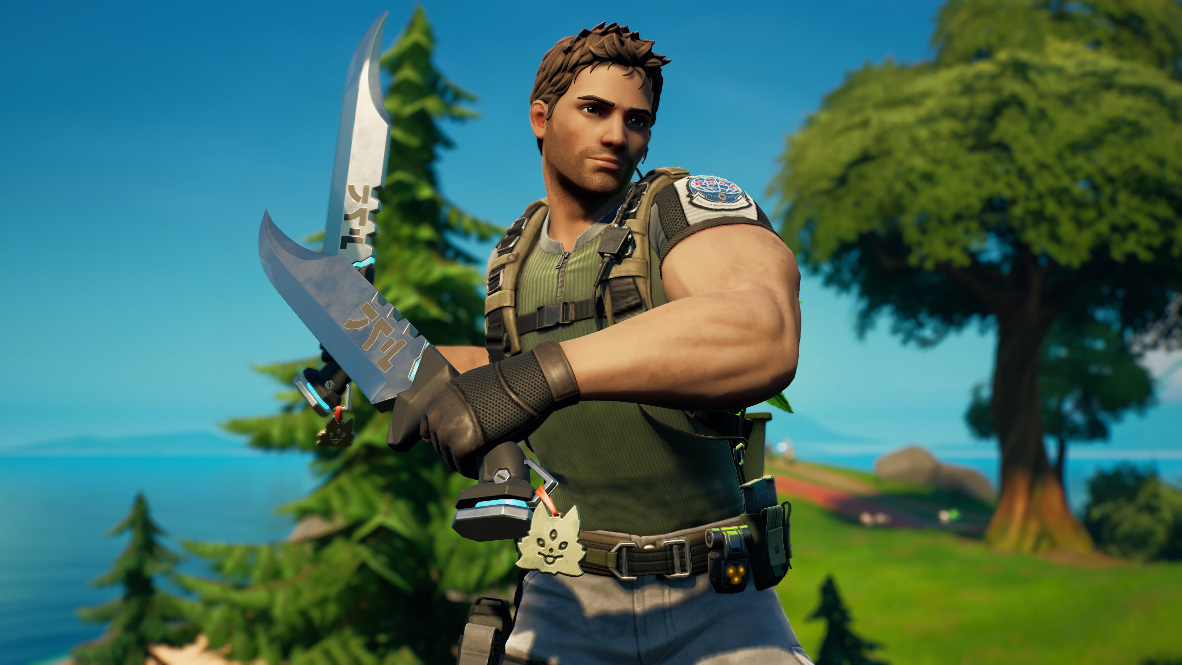 Chris Redfield Fortnite Wallpapers