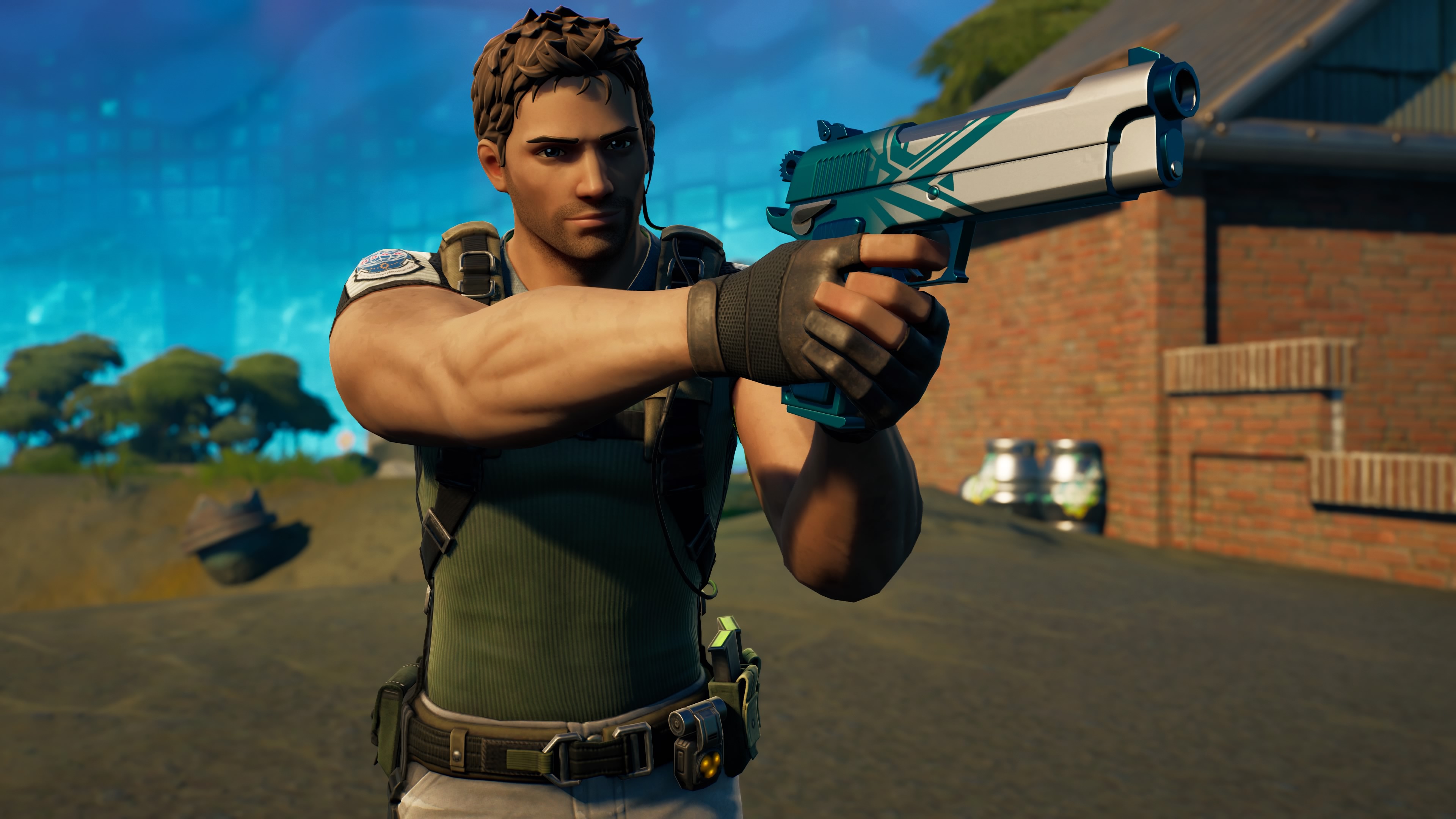 Chris Redfield Fortnite Wallpapers