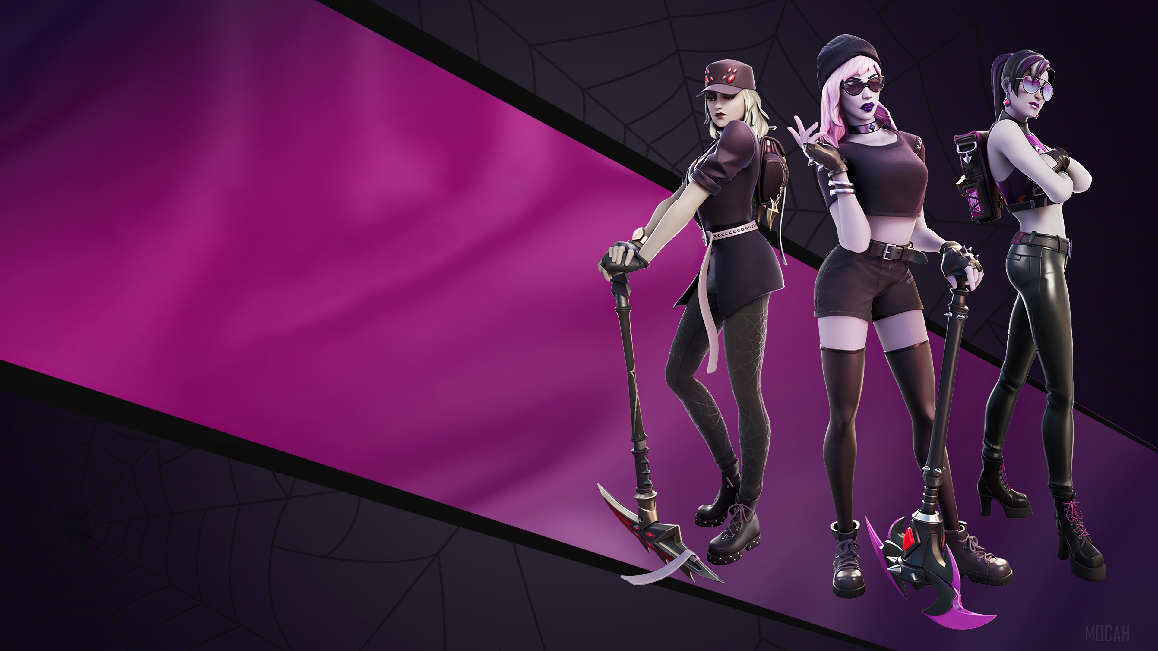 Corrupted Arachne Fortnite Wallpapers