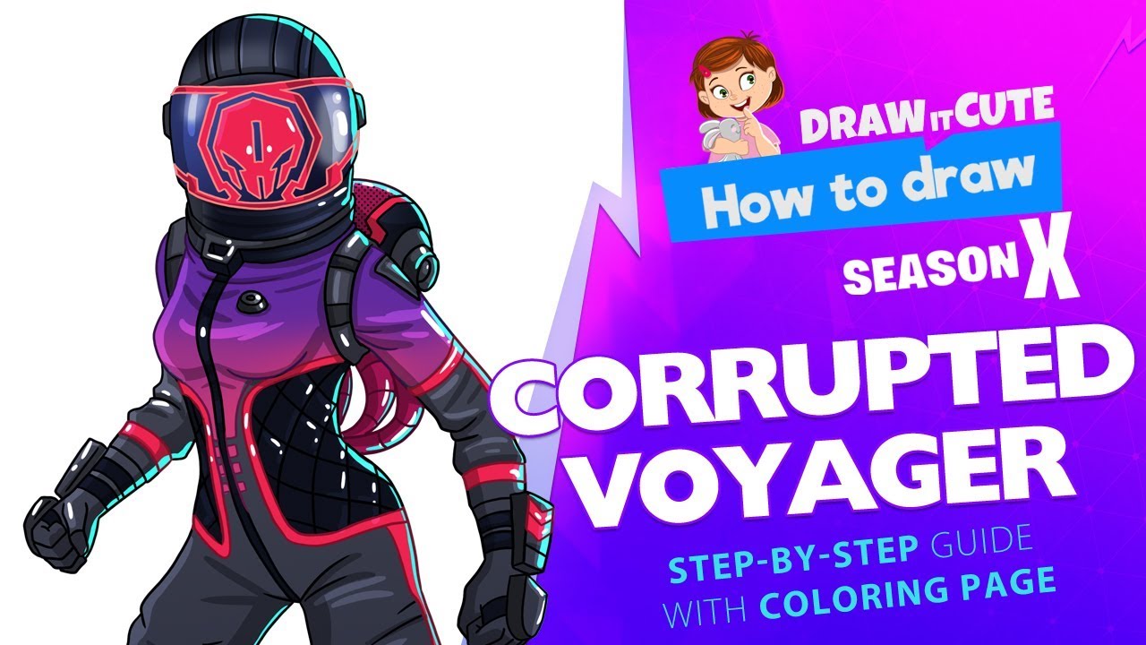 Corrupted Voyager Fortnite Wallpapers