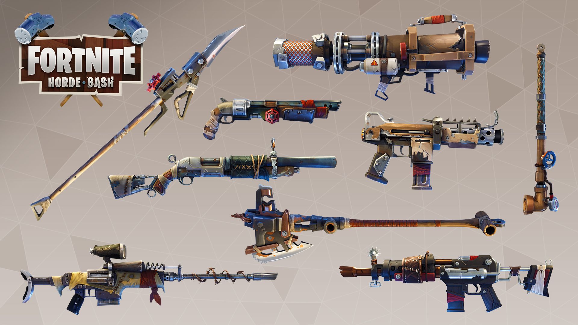 Fortnite Weapons Wallpapers