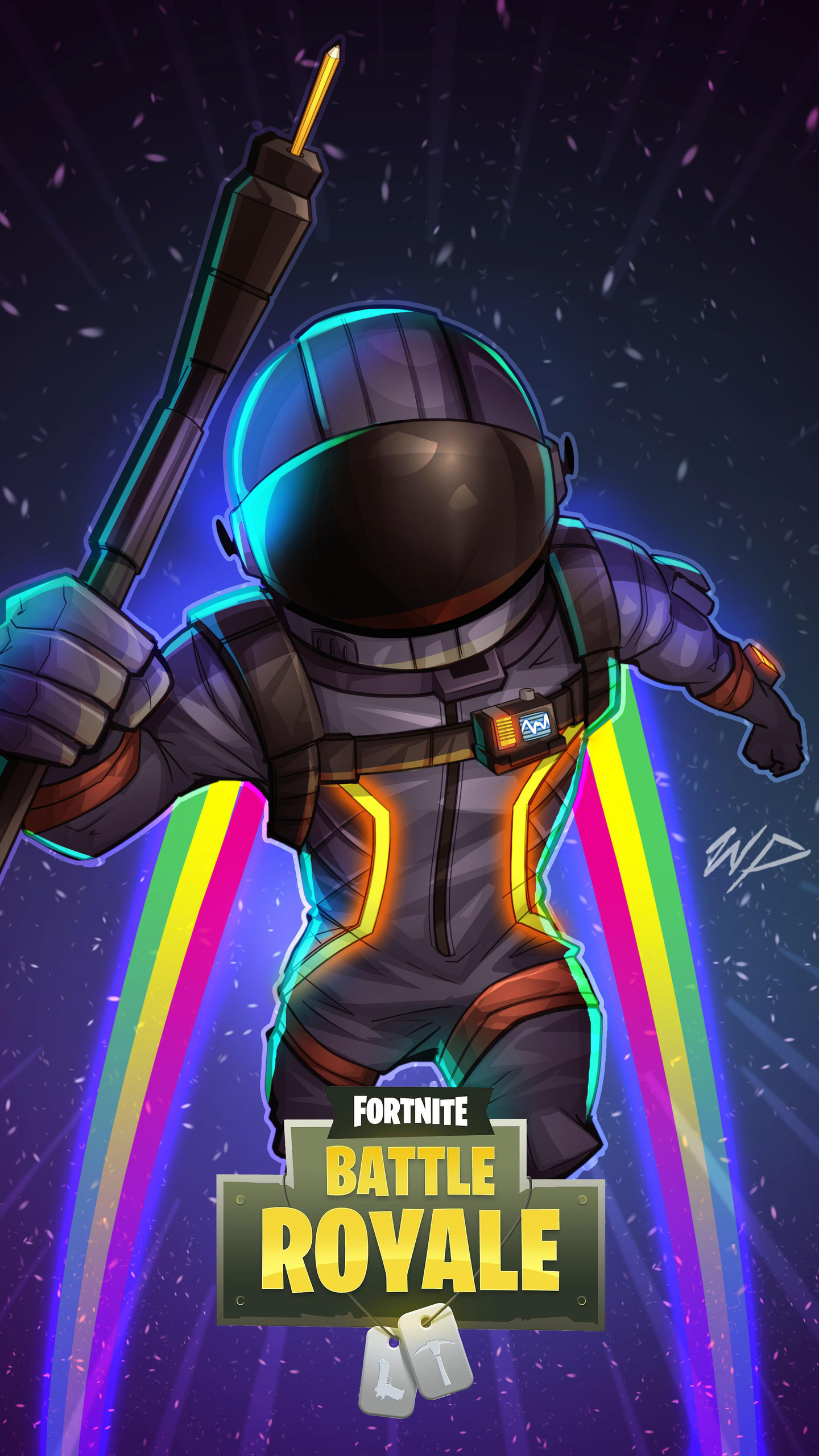 Galaxy Fortnite Wallpapers