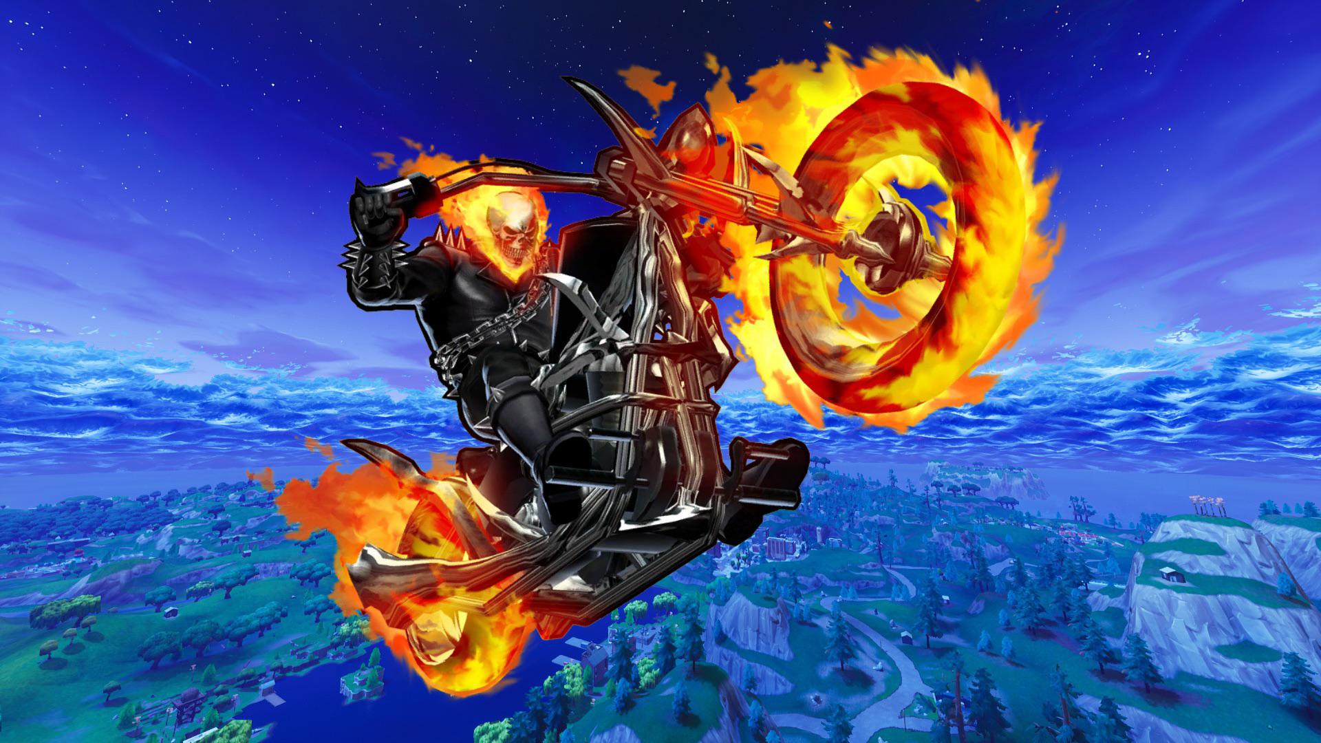 Ghost Rider Fortnite Wallpapers