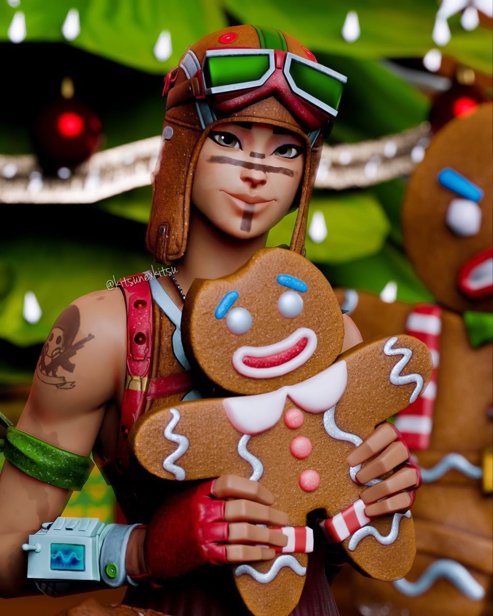 Gingerbread Raider Fortnite Wallpapers