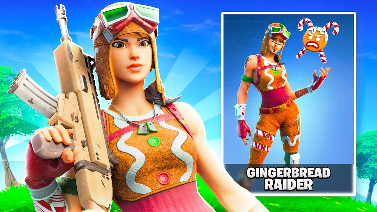 Gingerbread Raider Fortnite Wallpapers