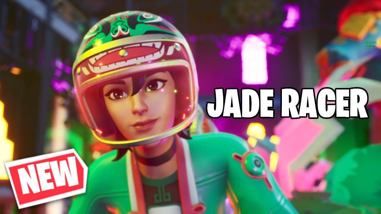 Jade Racer Fortnite Wallpapers