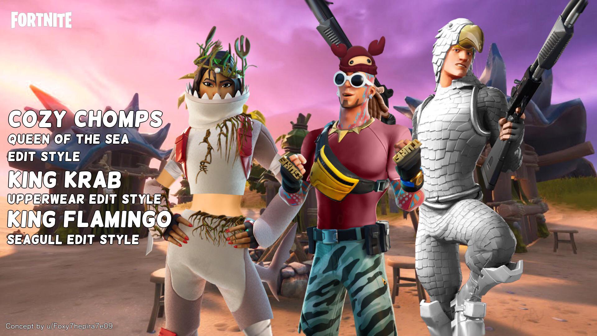 King Flamingo Fortnite Wallpapers