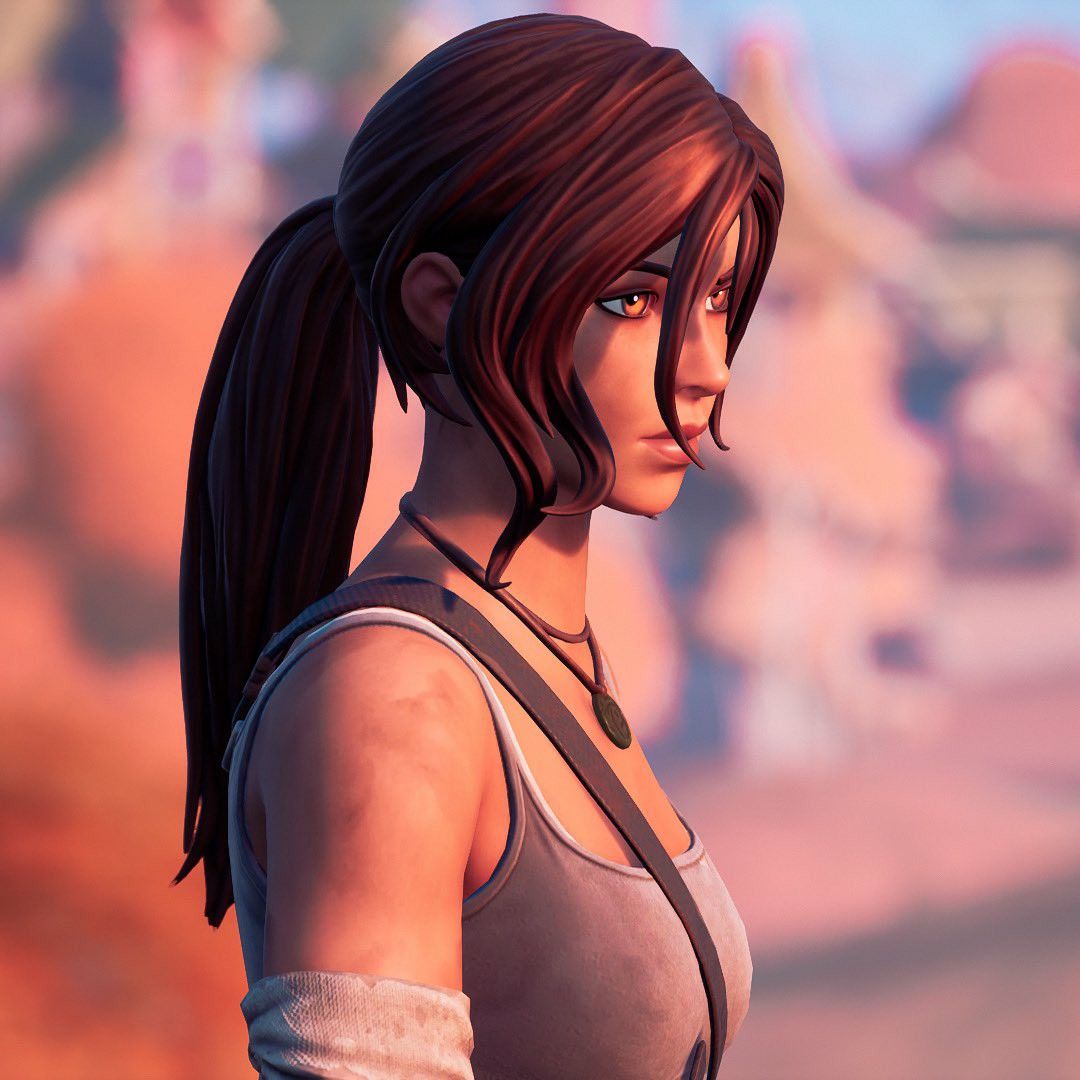 Lara Croft Fortnite Wallpapers