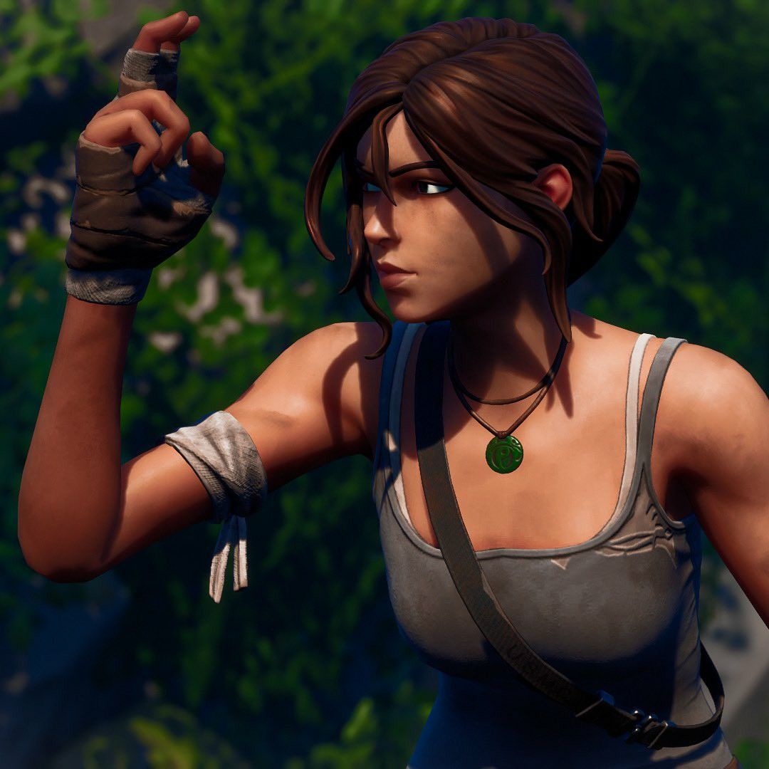 Lara Croft Fortnite Wallpapers