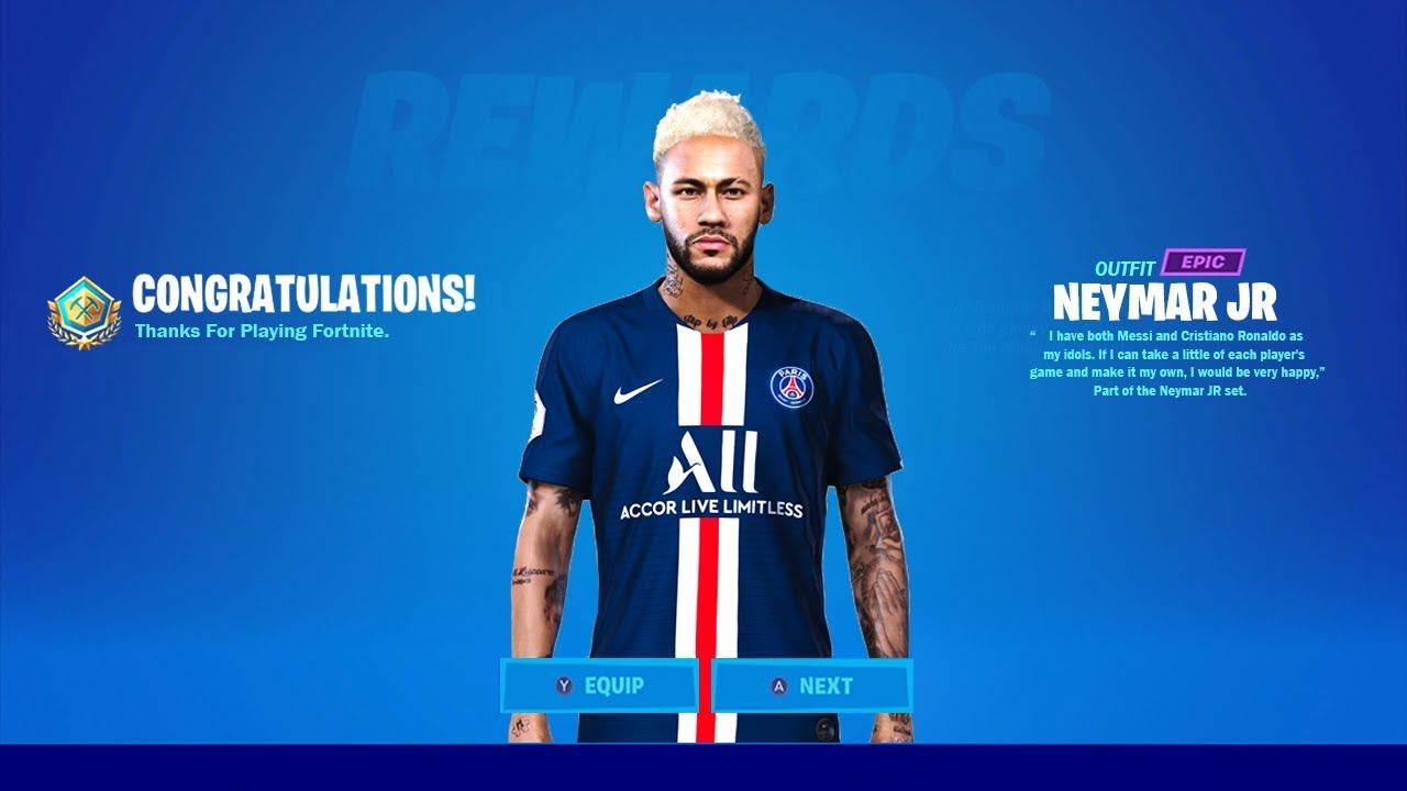 Neymar Jr Fortnite Wallpapers