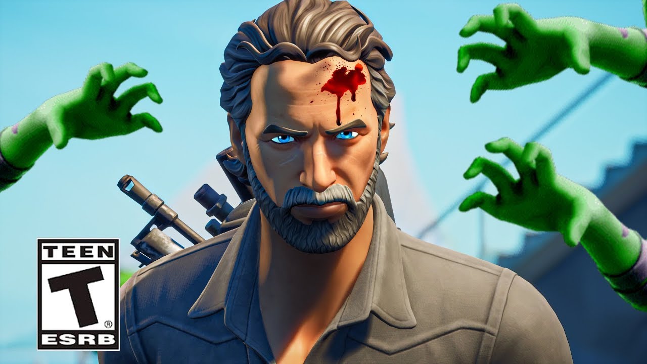 Rick Grimes Fortnite Wallpapers