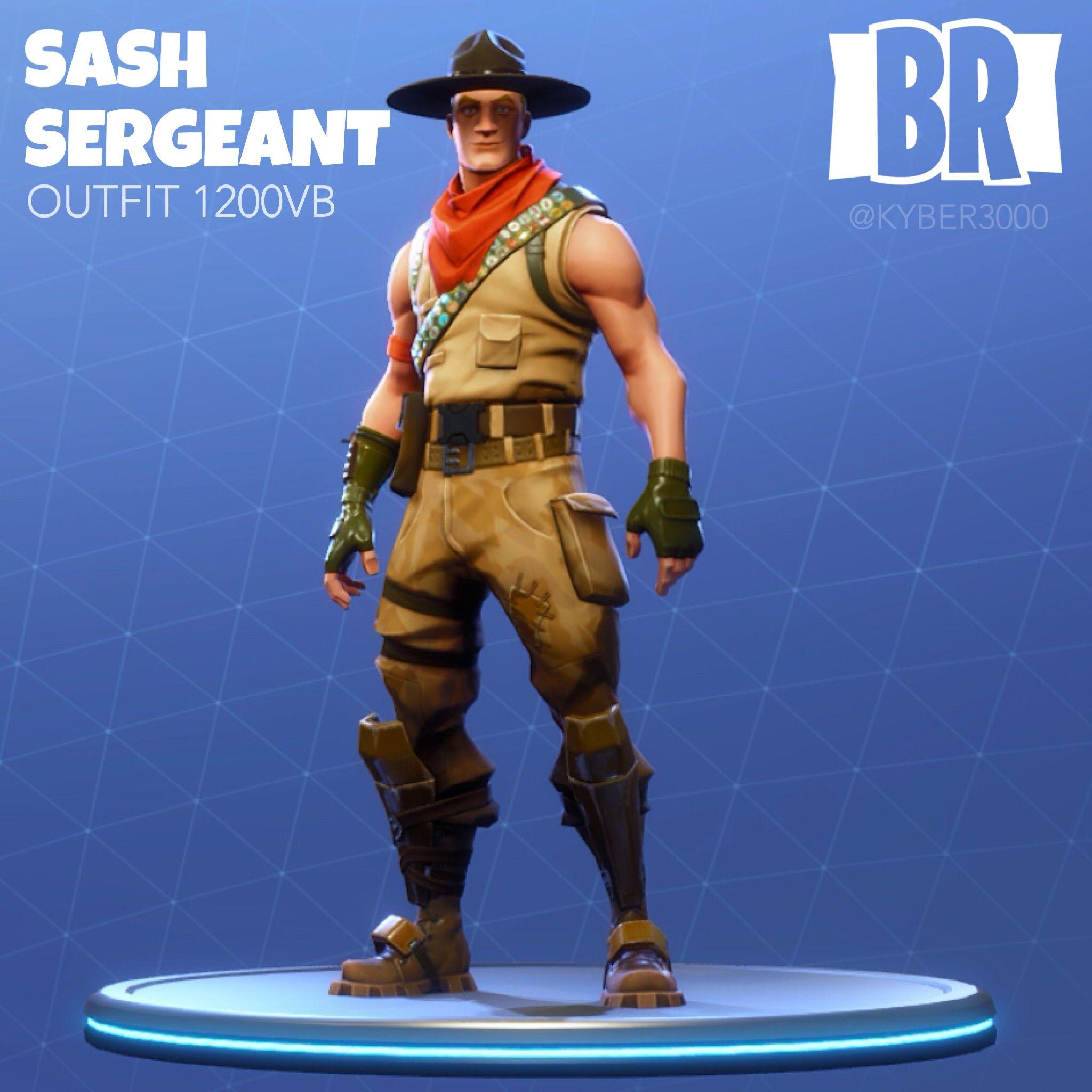 Sash Sergeant Fortnite Wallpapers