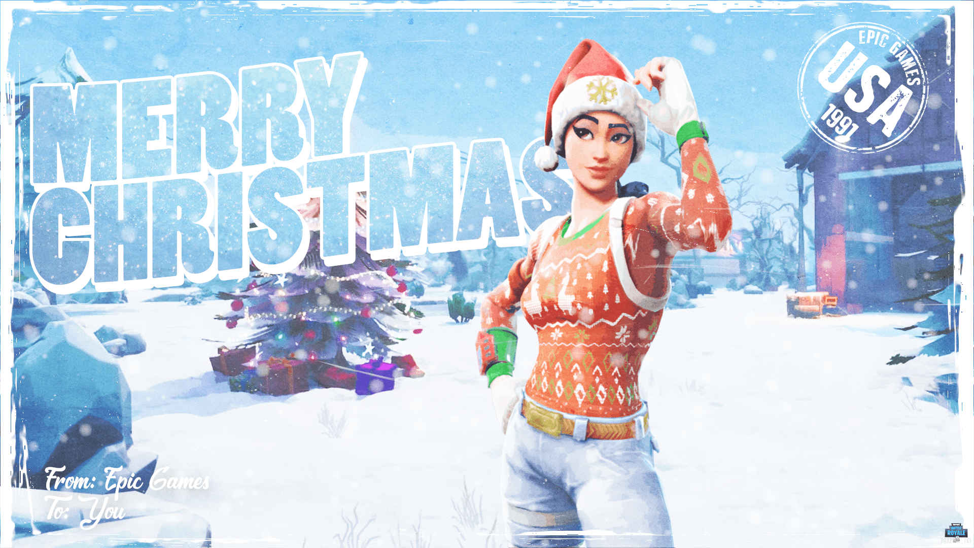 Snow Striker Fortnite Wallpapers