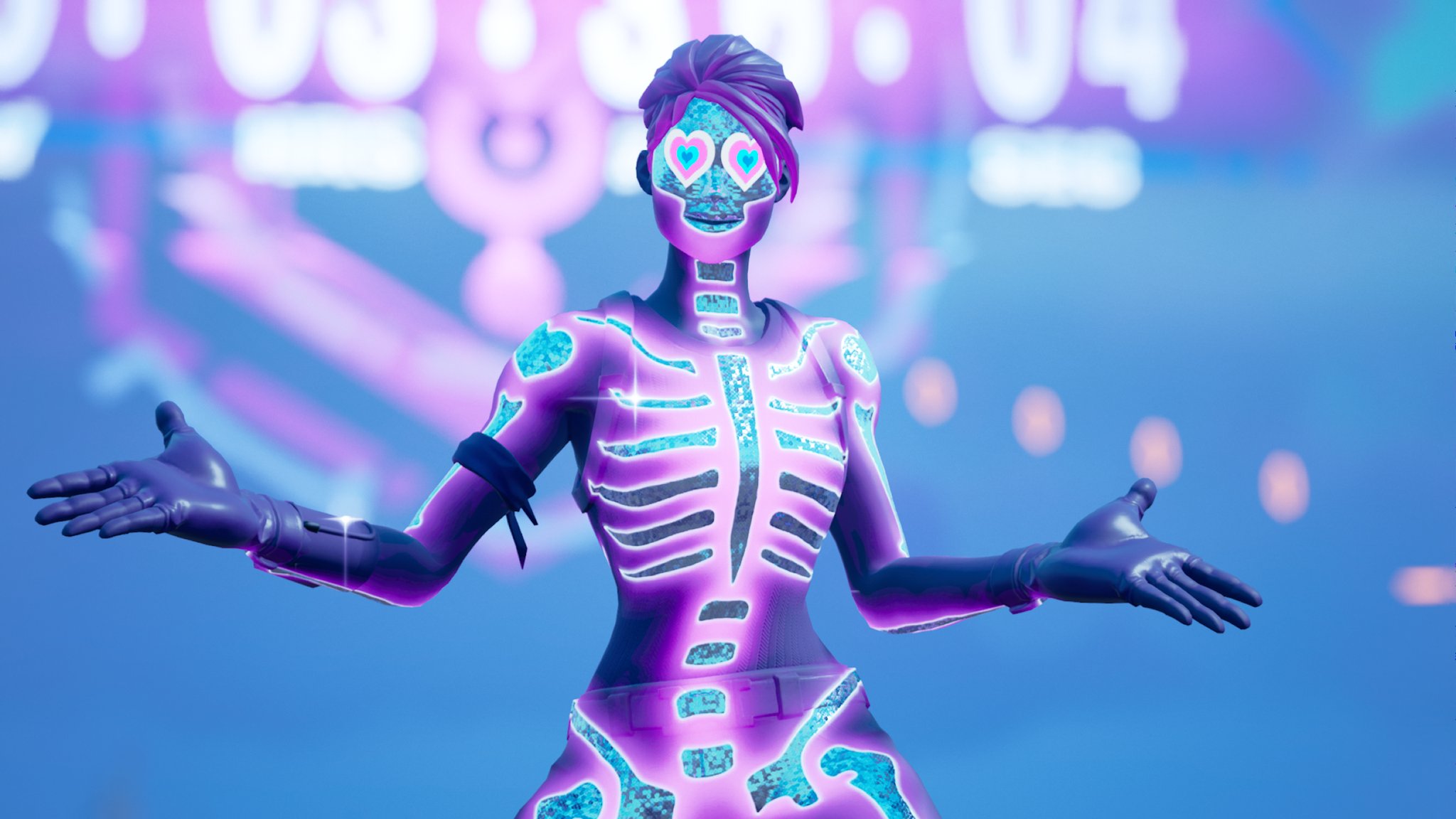 Sparkle Skull Fortnite Wallpapers