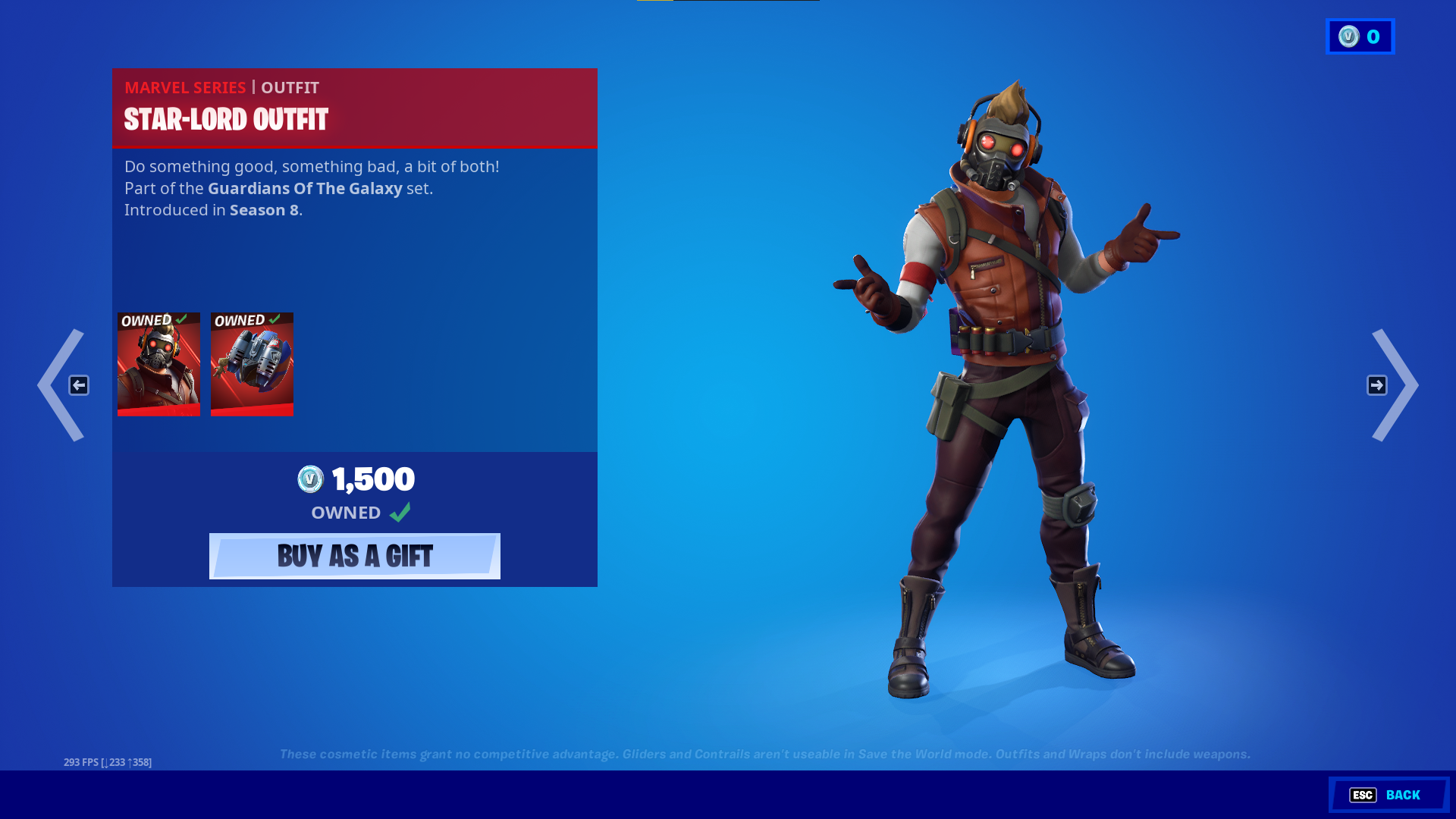 Star-Lord Outfit Fortnite Wallpapers