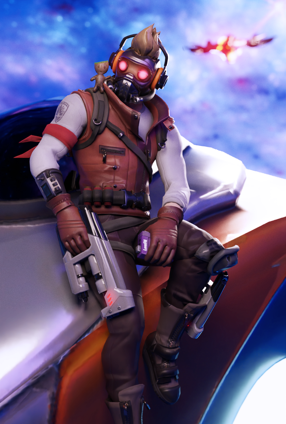 Star-Lord Outfit Fortnite Wallpapers