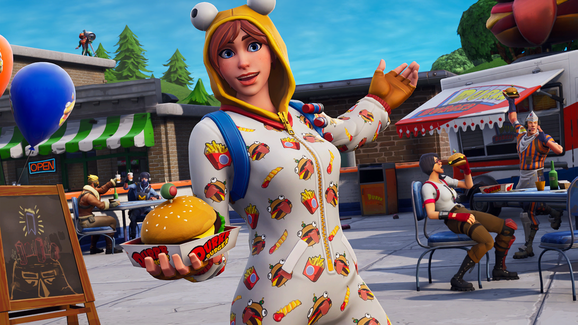 Surrr Burger Fortnite Wallpapers