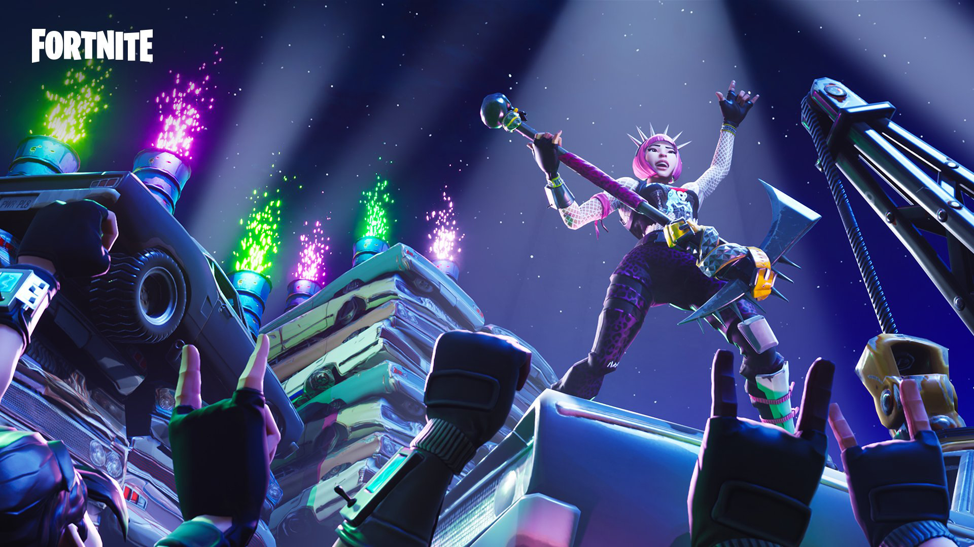 Synth Fortnite Wallpapers