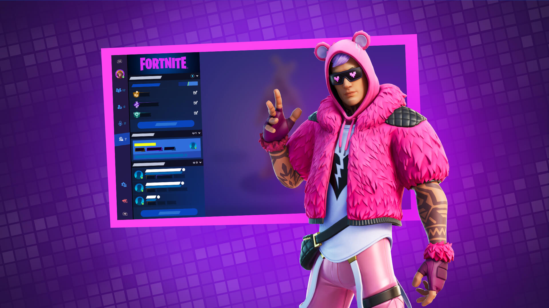Synth Fortnite Wallpapers