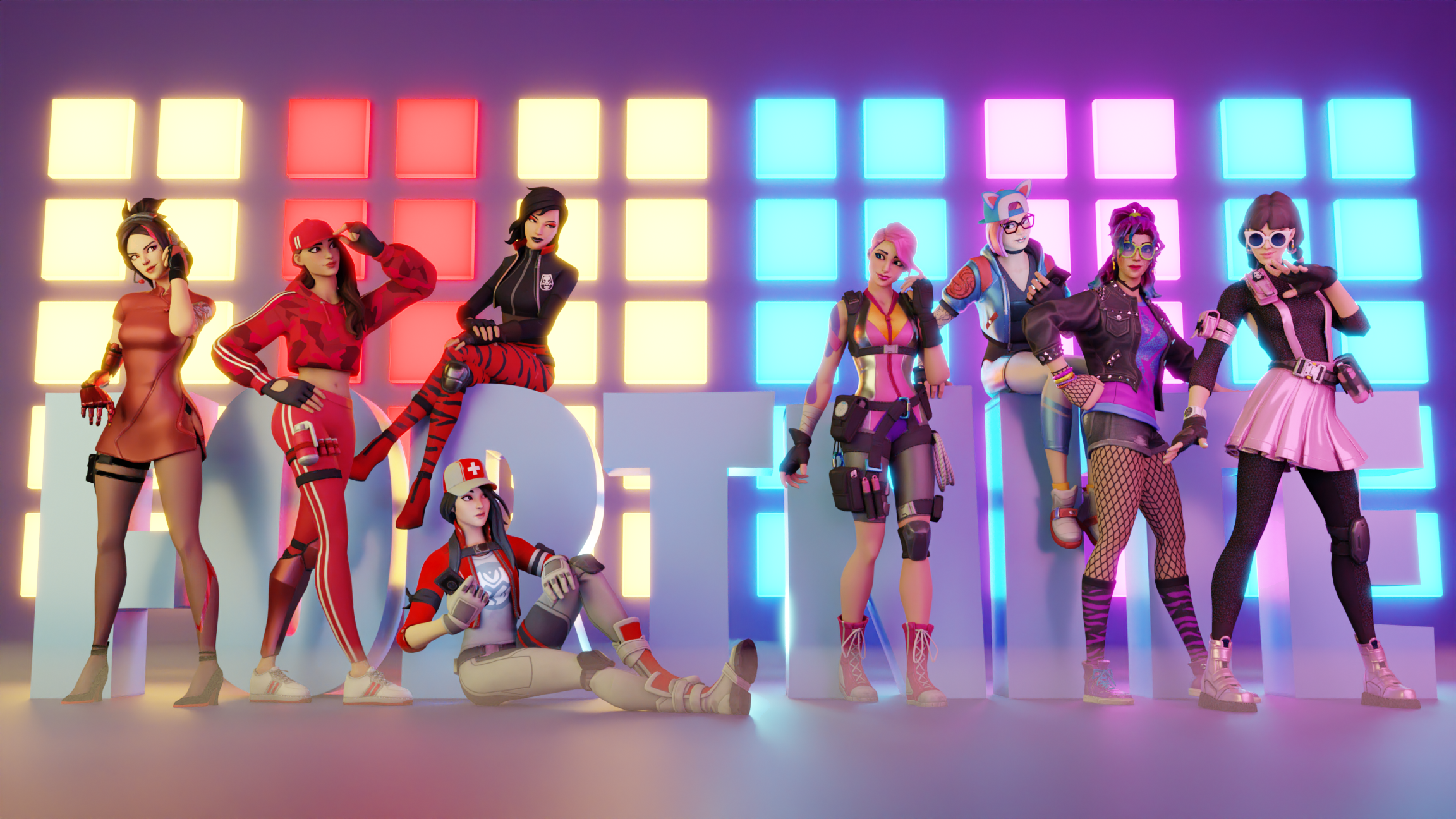 Synth Striker Fortnite Wallpapers