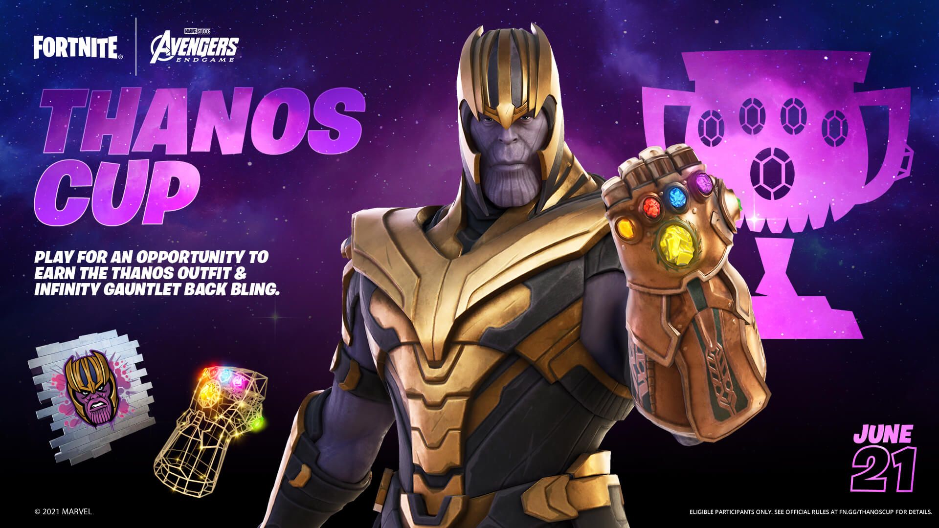 Thanos The Mad Titan Fortnite Wallpapers