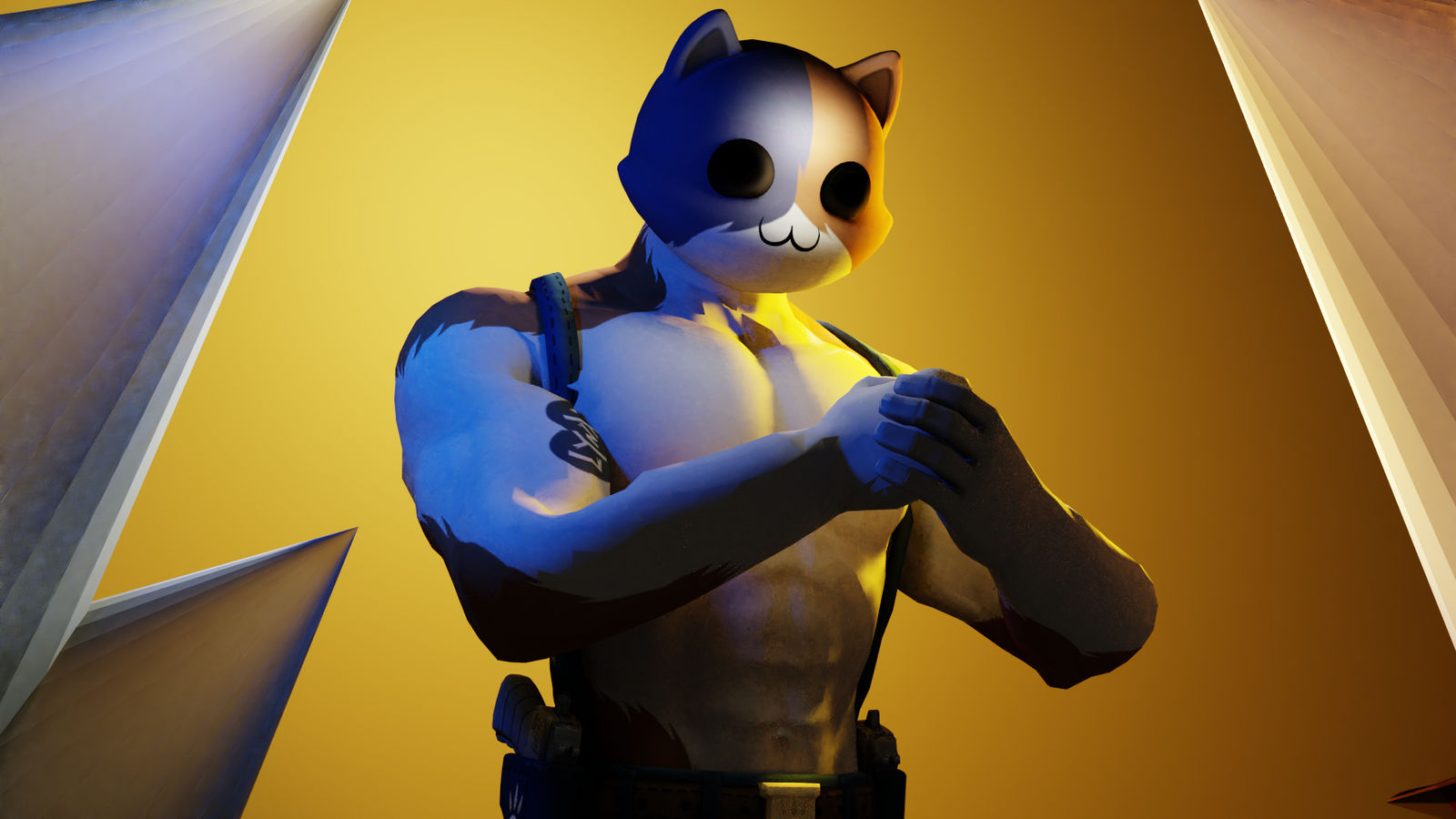 Toon Meowscles Fortnite Wallpapers