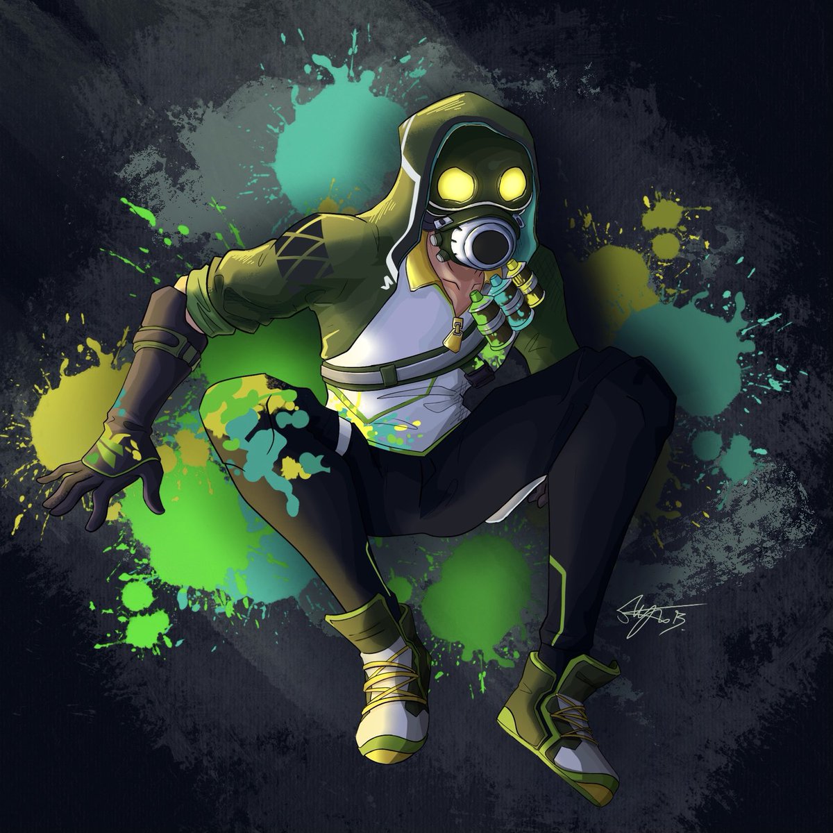 Toxic Tagger Fortnite Wallpapers