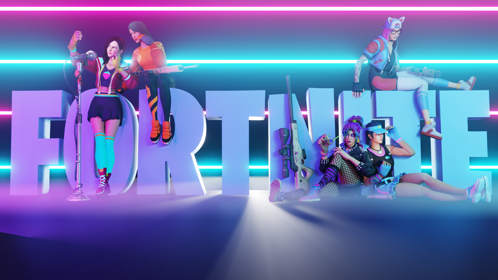 Volley Girl Fortnite Wallpapers