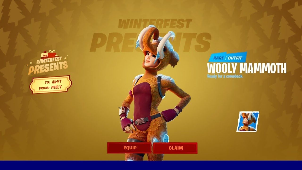 Wooly Mammoth Fortnite Wallpapers