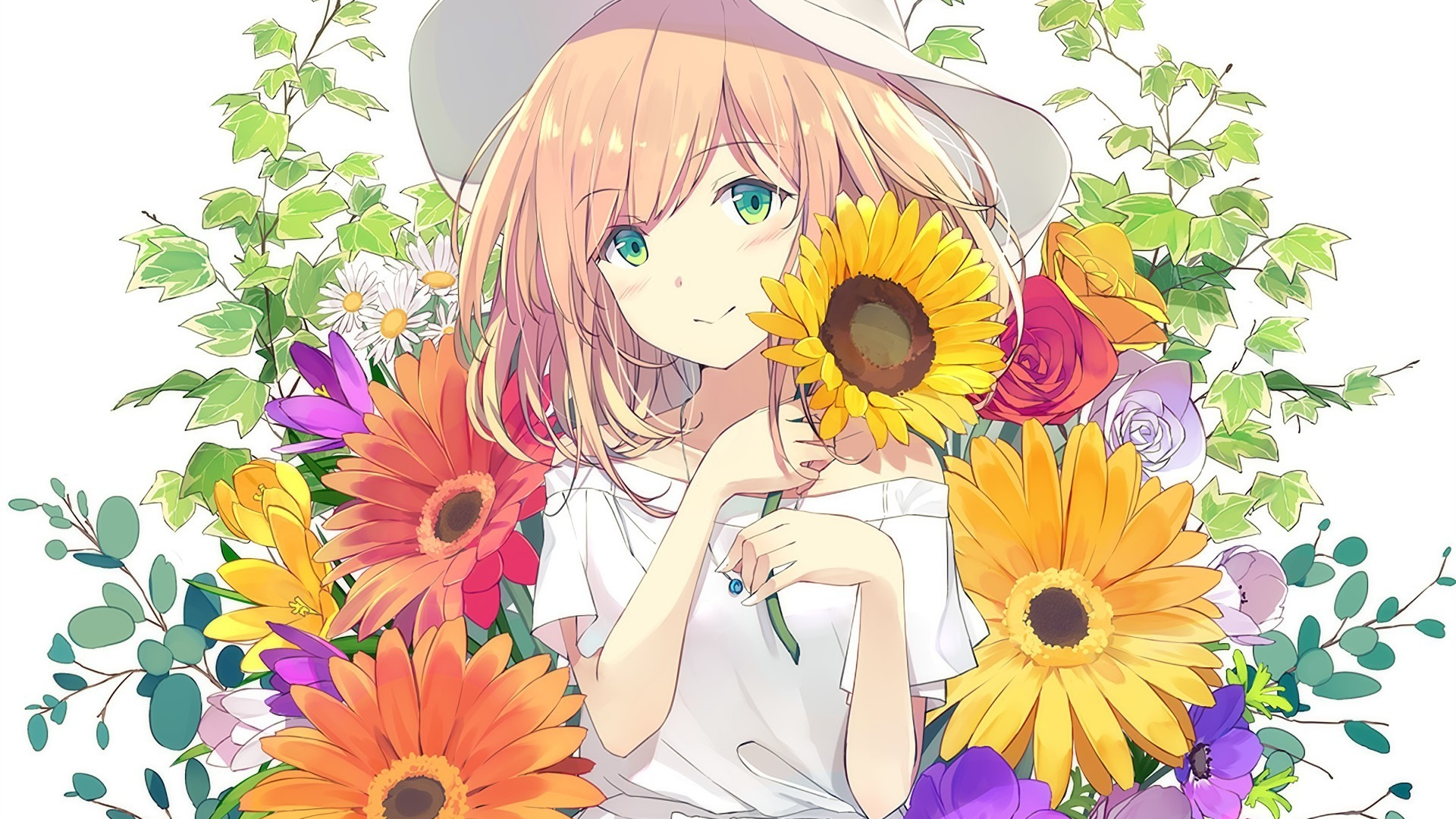 Beautiful Anime Flower Wallpapers