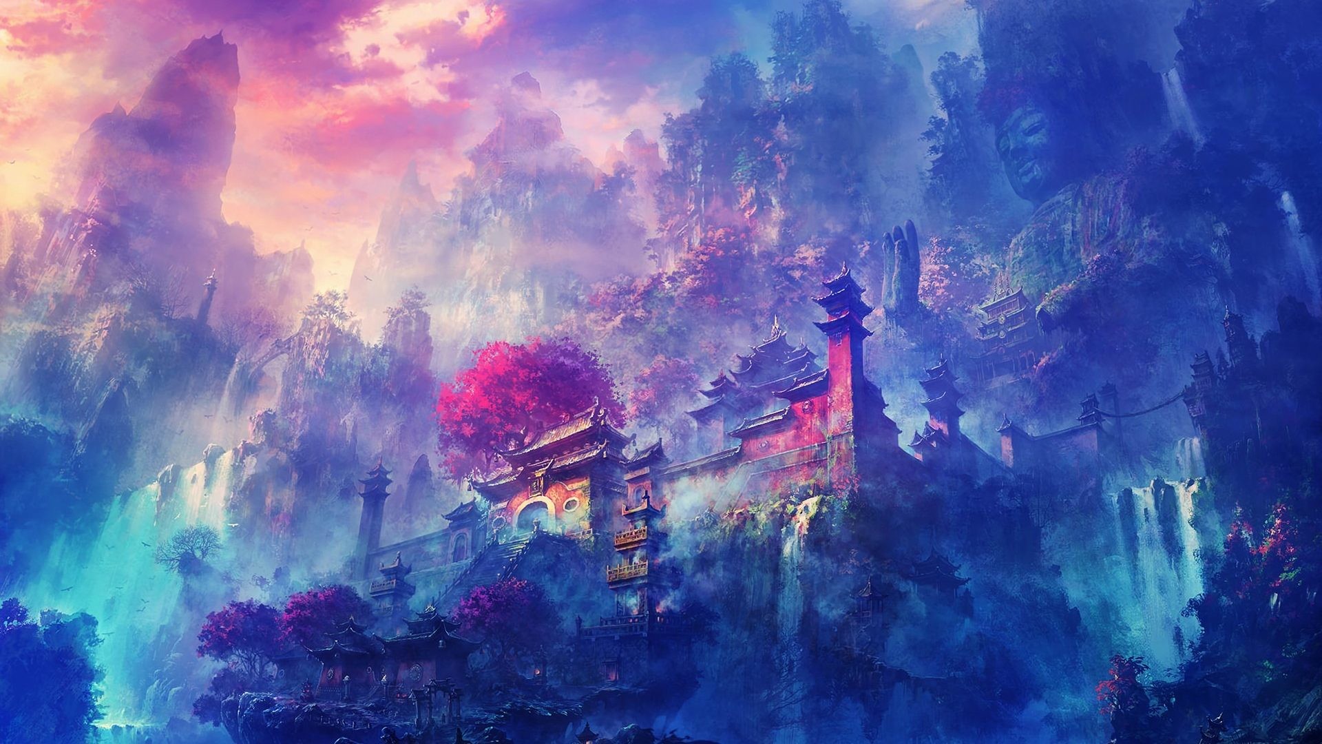 Beautiful Anime Landscapes Wallpapers