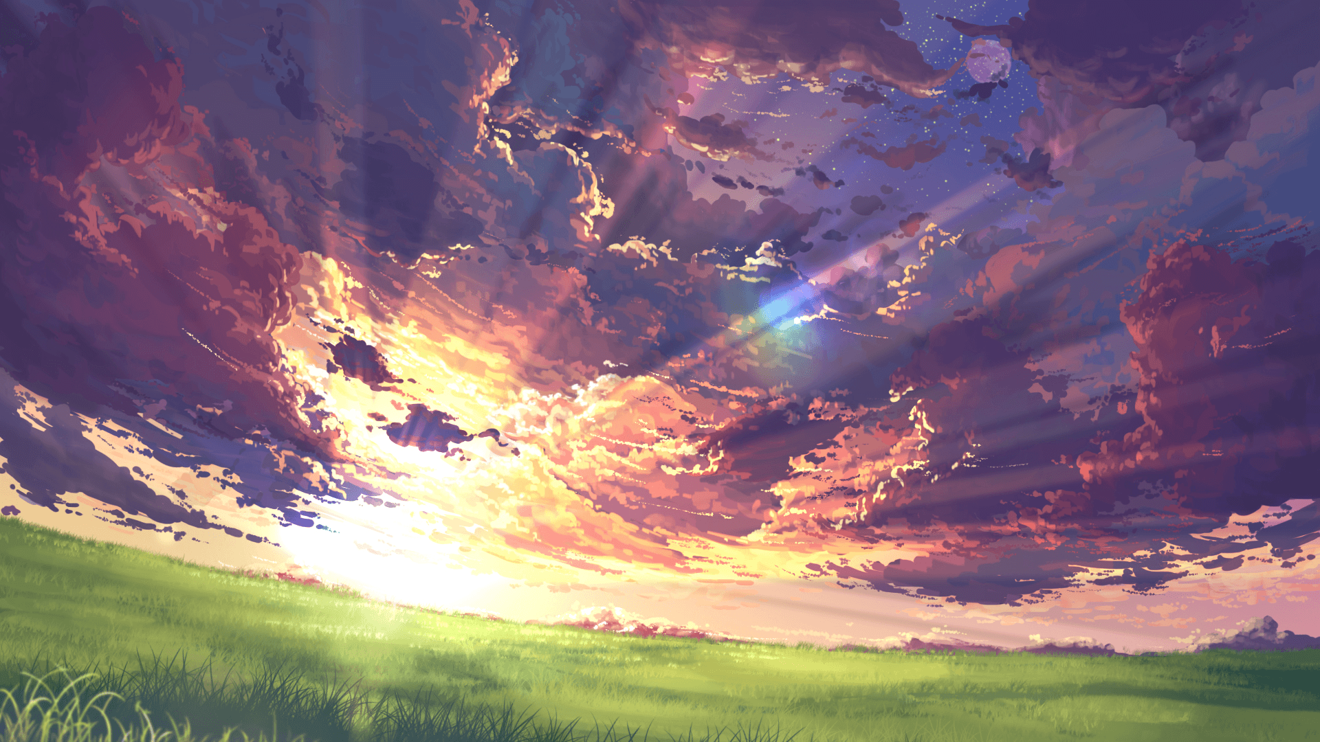 Beautiful Anime Landscapes Wallpapers