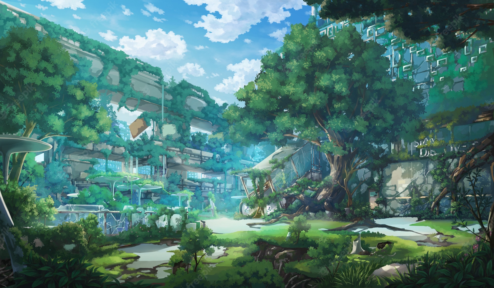 Beautiful Anime Landscapes Wallpapers