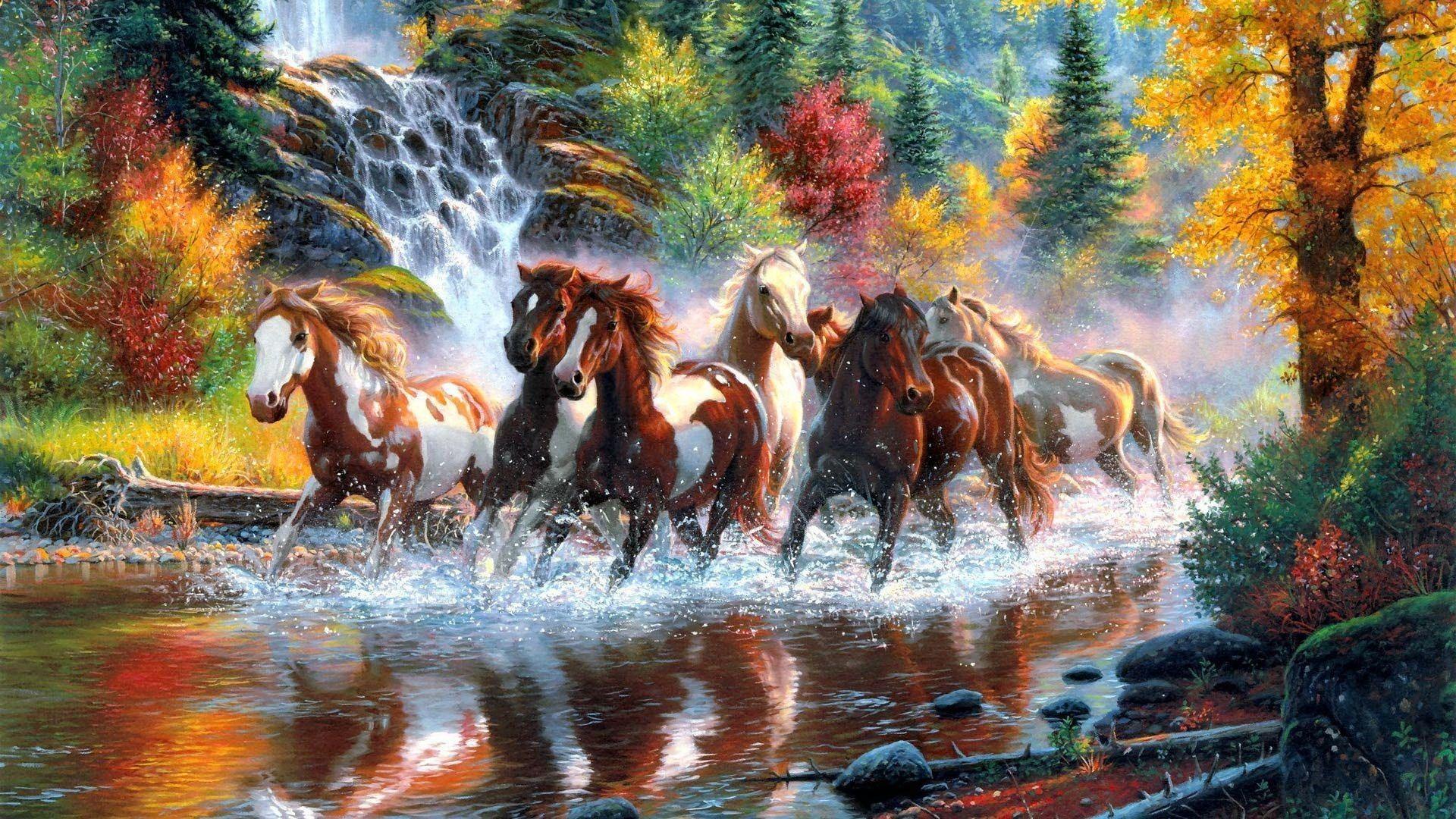 Beautiful Autumn HorsesWallpapers