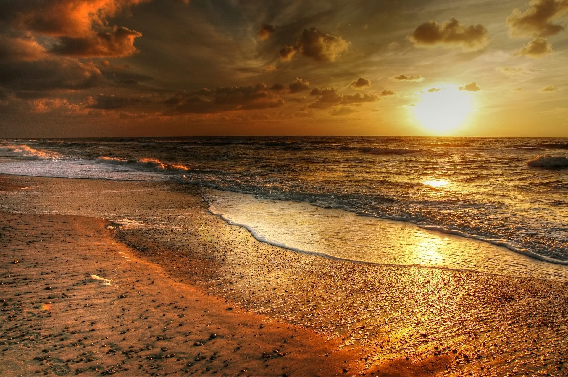 Beautiful Beach Sunrise Wallpapers