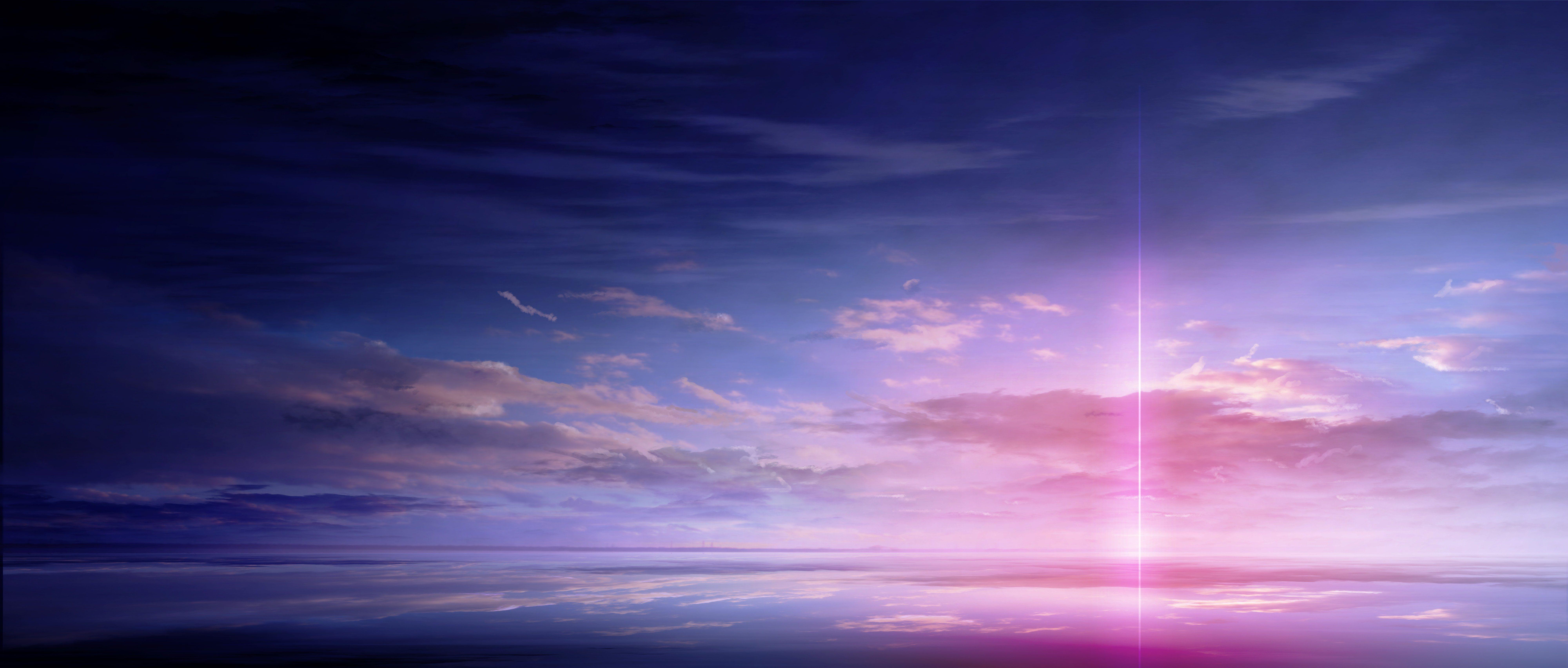 Beautiful Cloudy Sky AnimeWallpapers