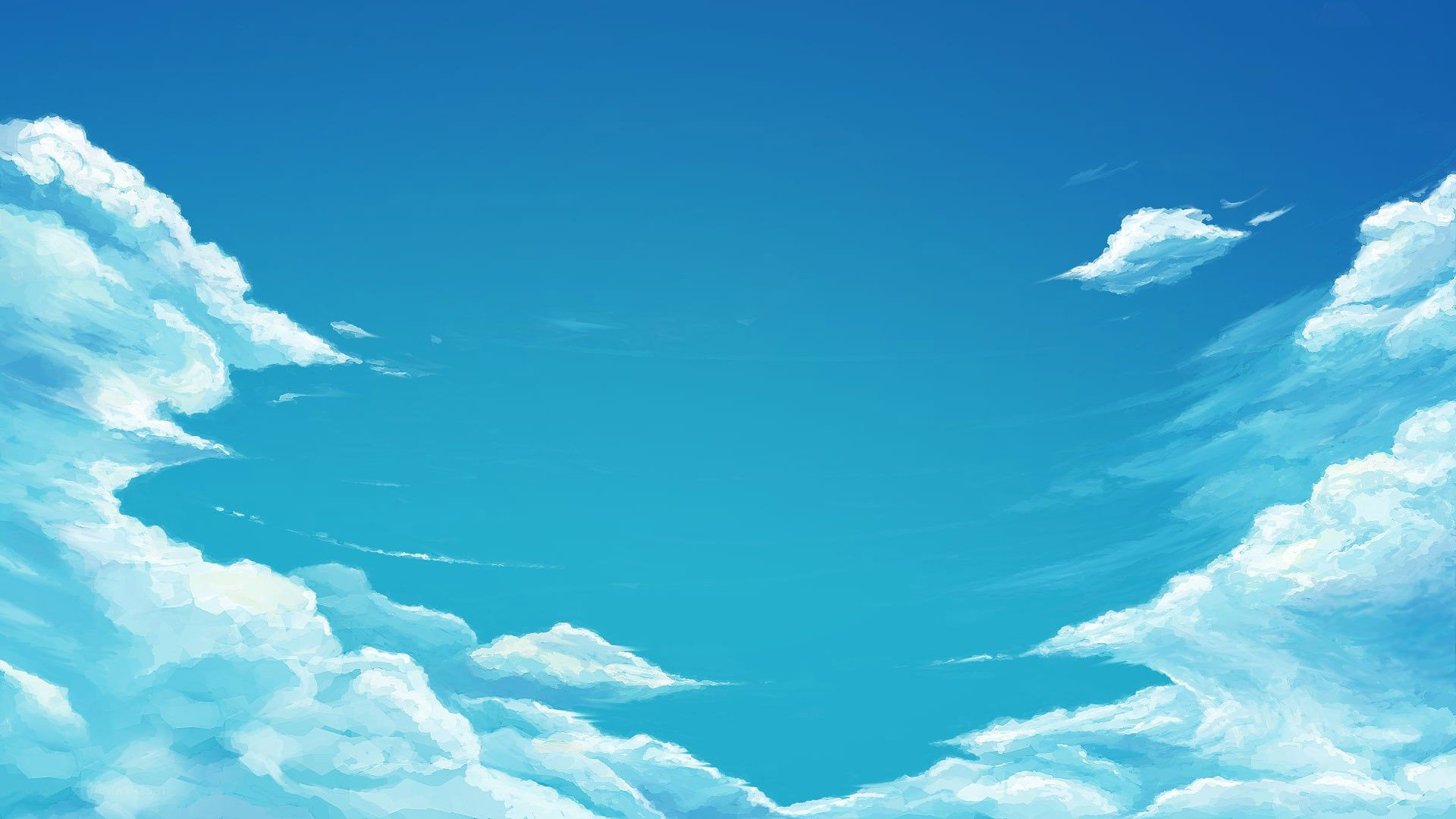 Beautiful Cloudy Sky AnimeWallpapers