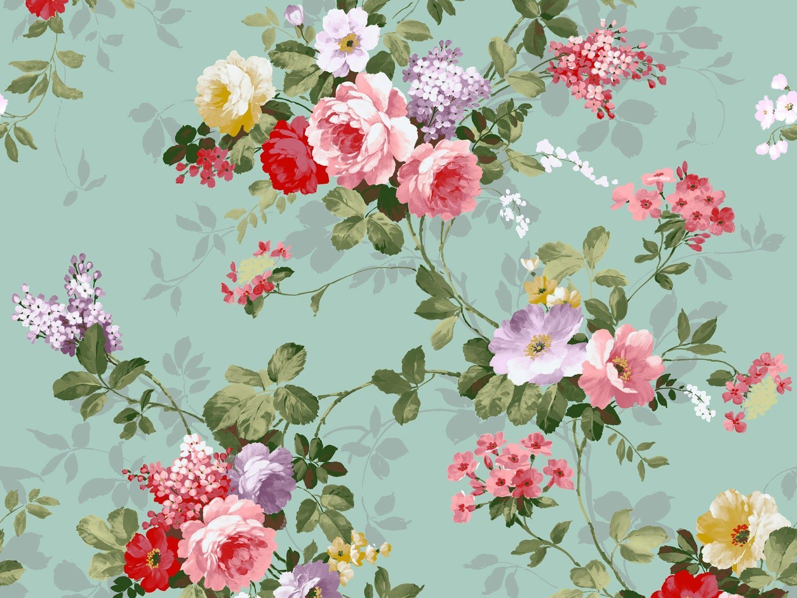 Beautiful Vintage Flower Wallpapers