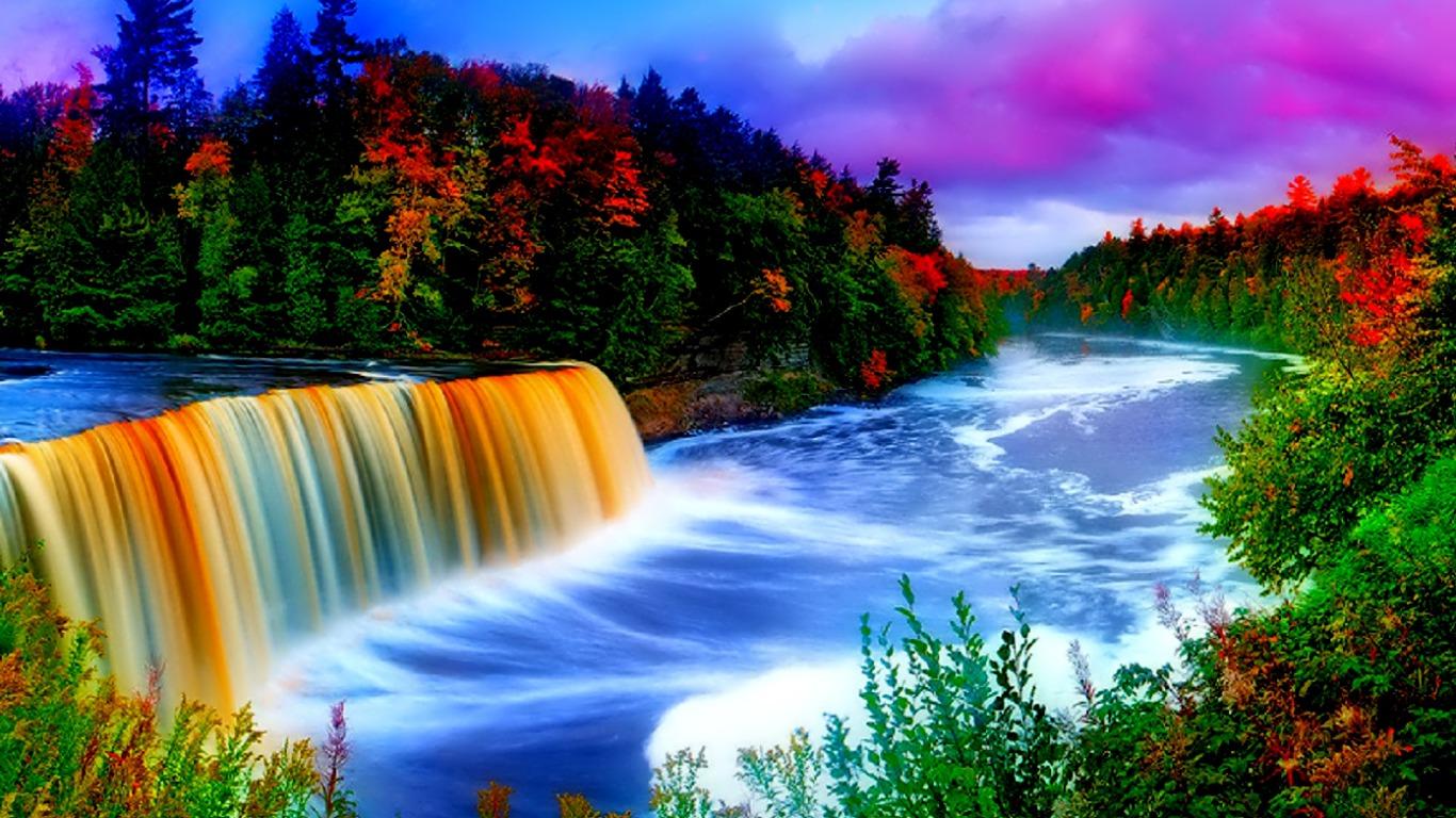 Beautiful Waterfall  Wallpapers