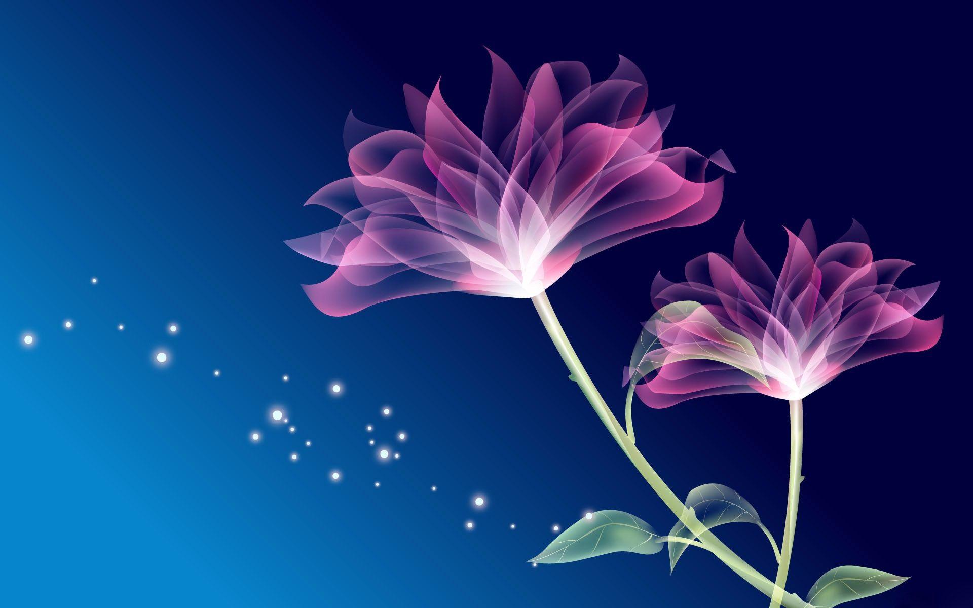 Cute 3D Flowers Wallpapers