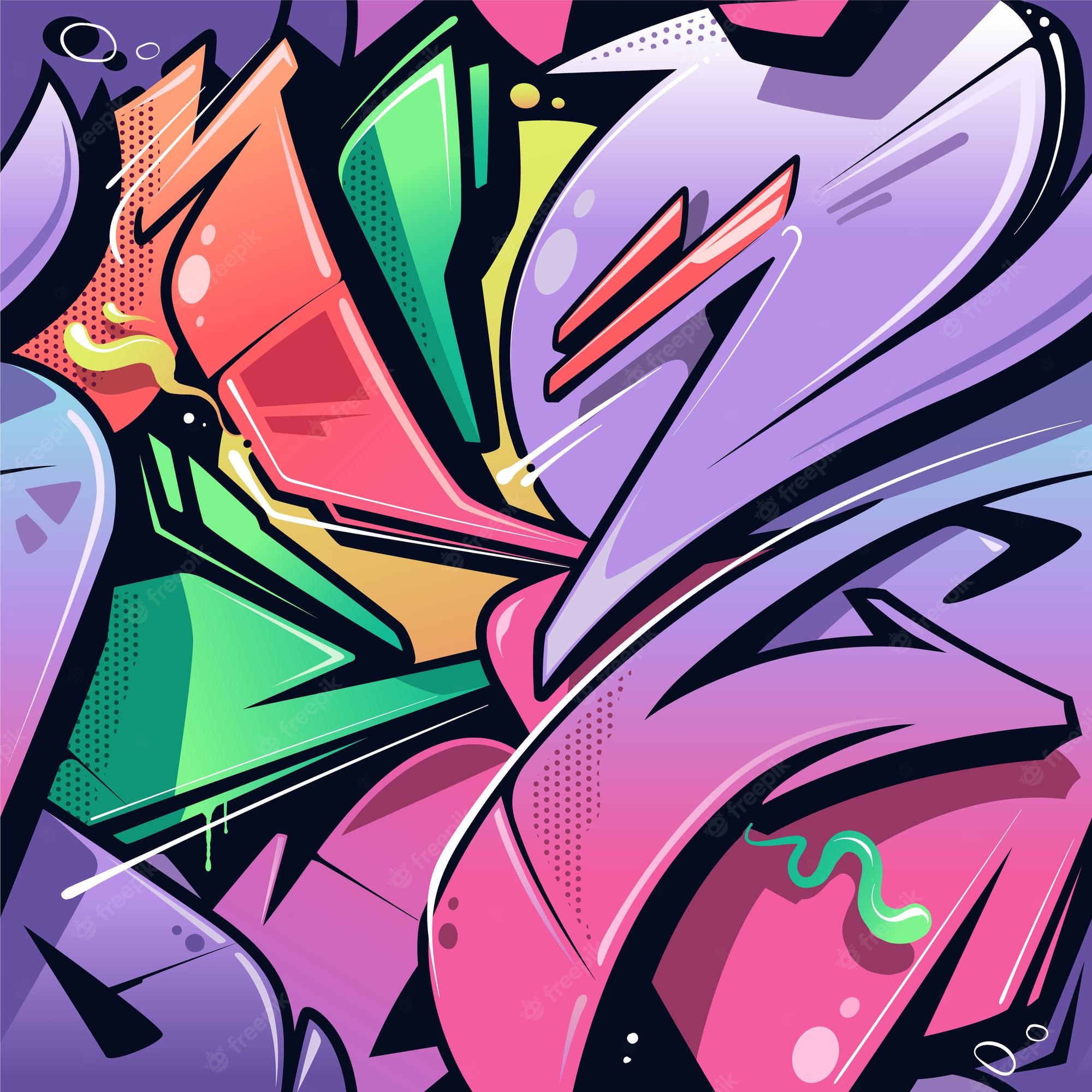 Cute Abstract Graffiti Wallpapers