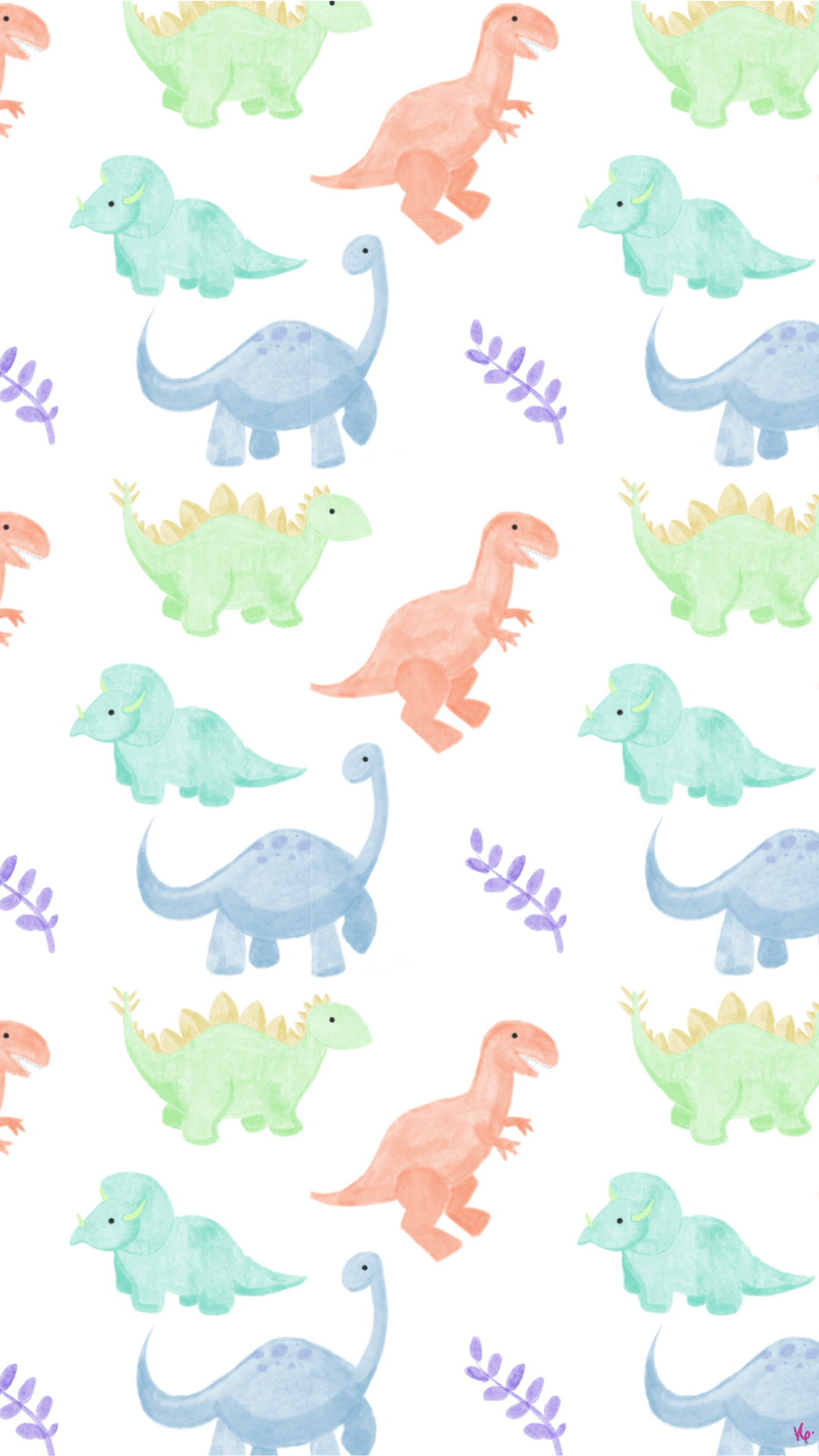 Cute Aesthetic Dinosaur Wallpapers