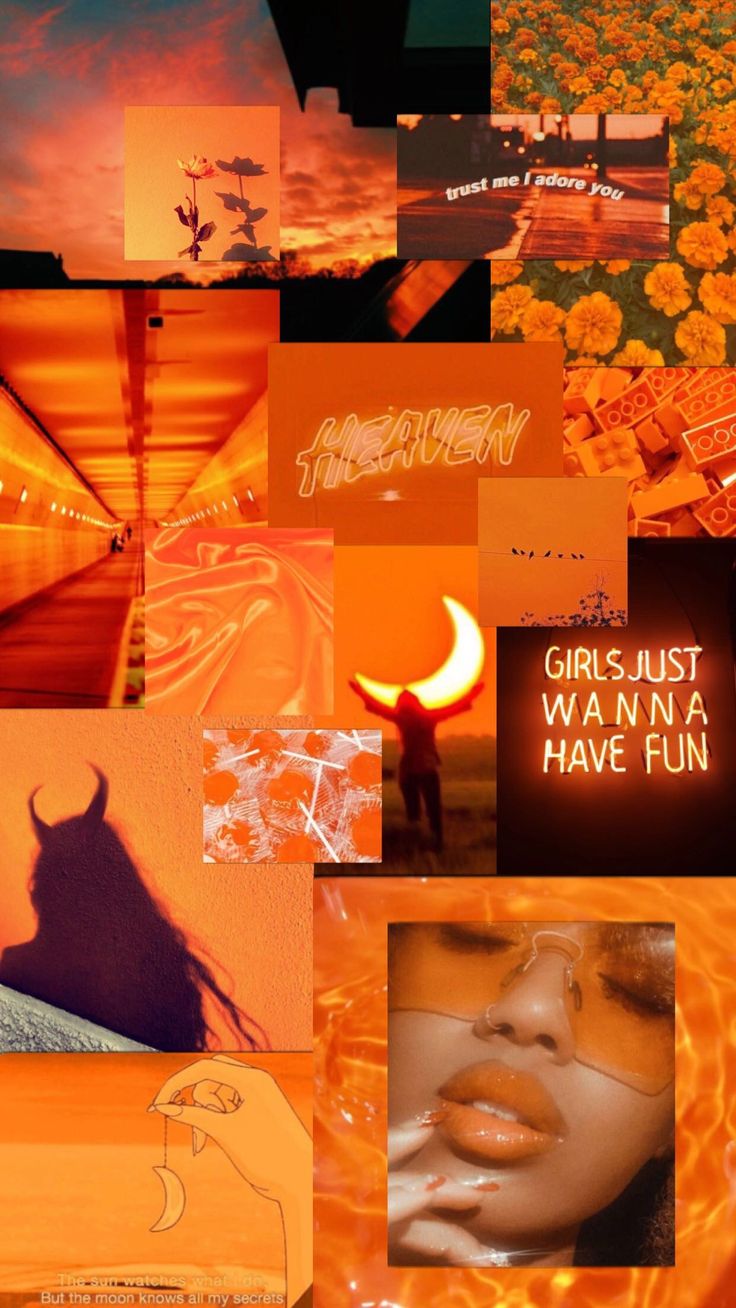 Cute Aesthetic OrangeWallpapers