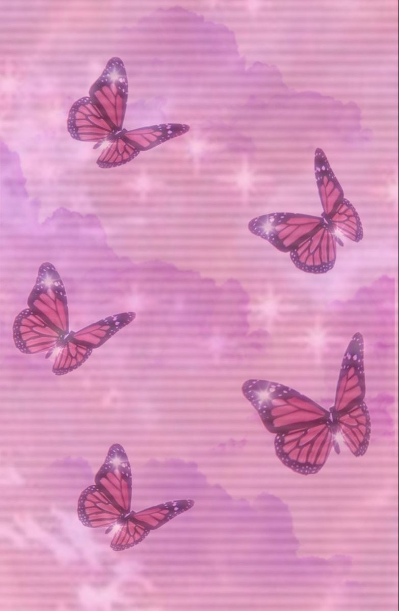 Cute Aesthetic Pink ButterflyWallpapers